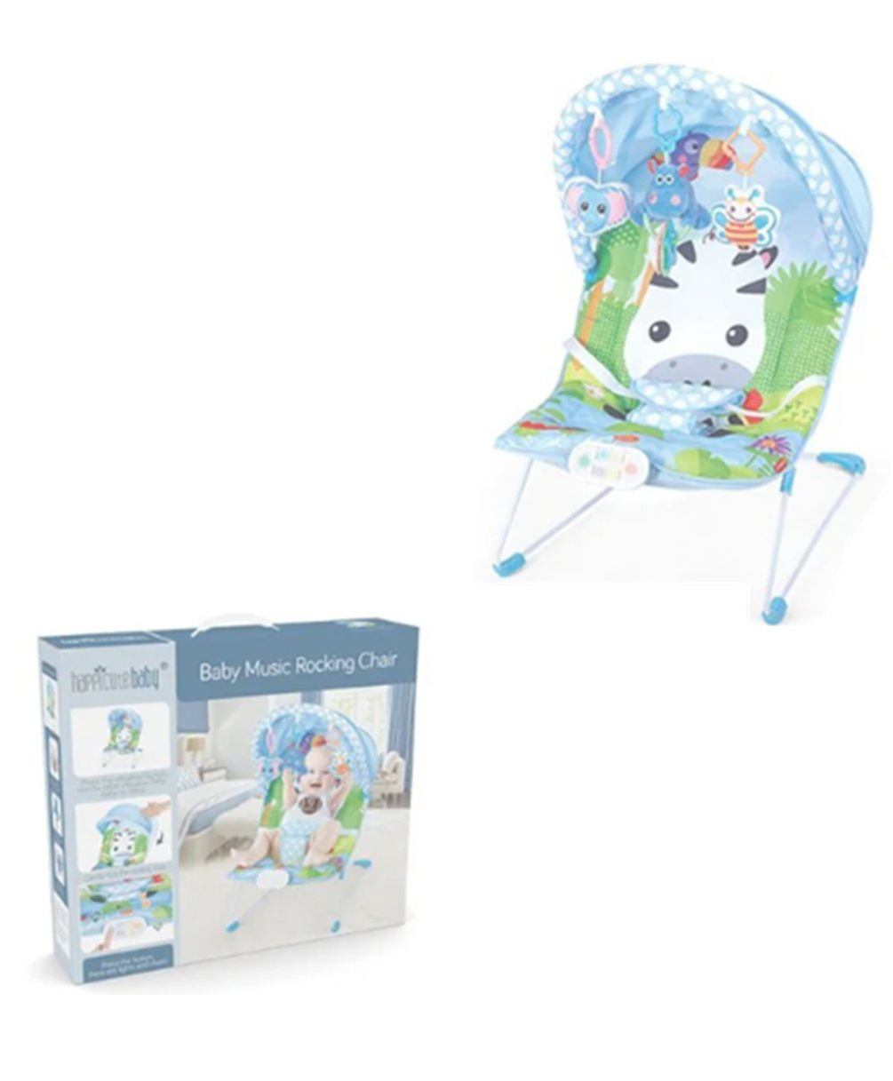 AKN TOYS Zebra Style Baby Music Rocking Chair - PACK OF 1-( COLOR MAY VARY )-picture-12