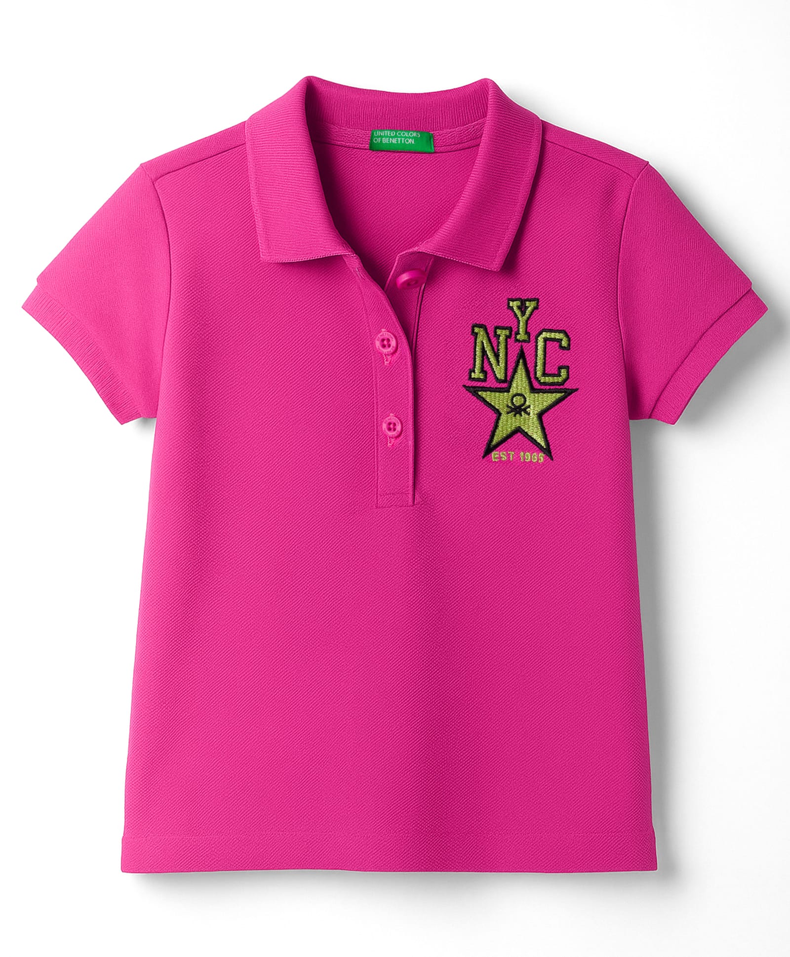 UCB Woven Half Sleeves T-Shirt With Text Print - Pink-picture-23