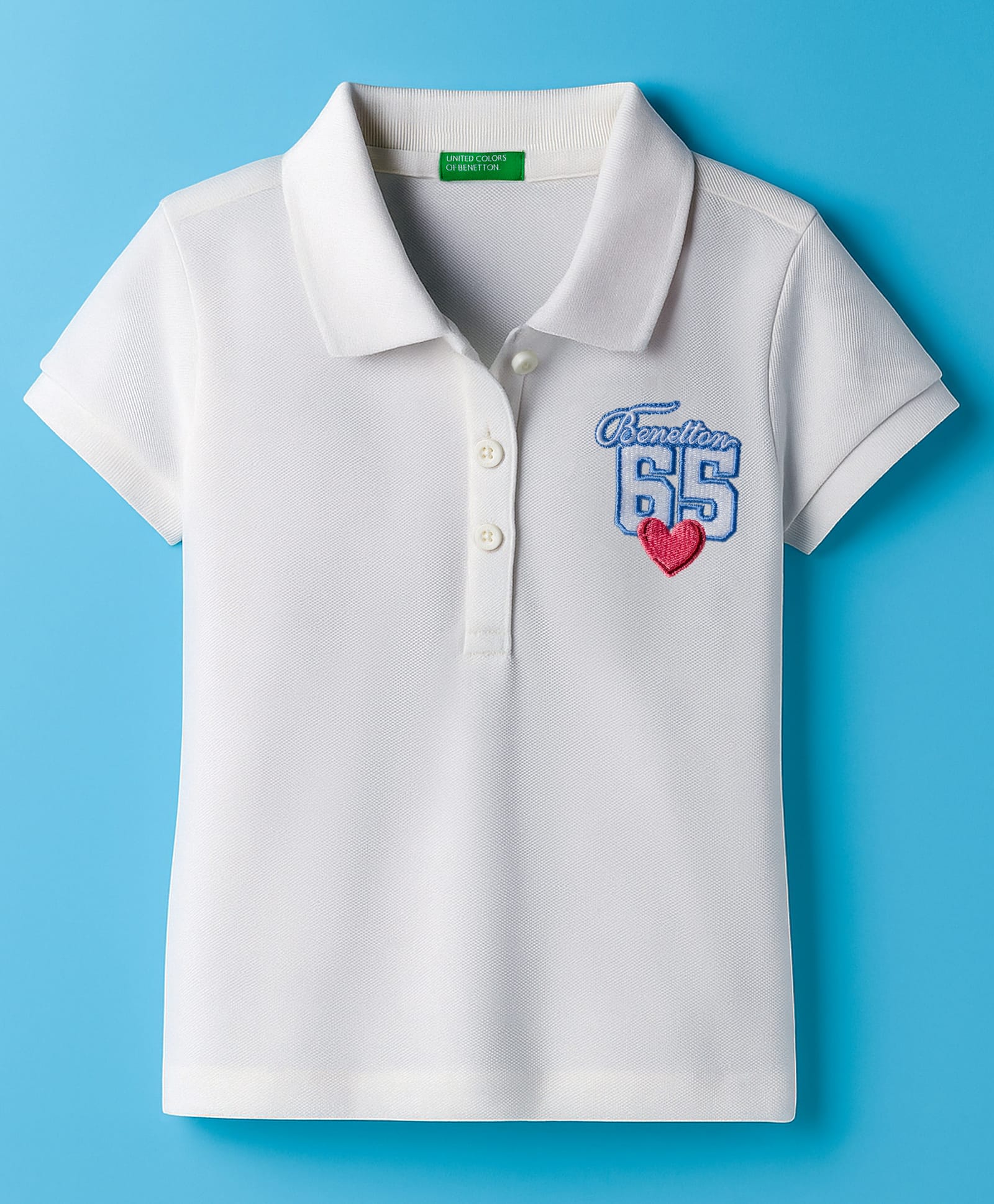 UCB Woven Half Sleeves Polo T-Shirt With Text Embroidery - Off White-picture-28