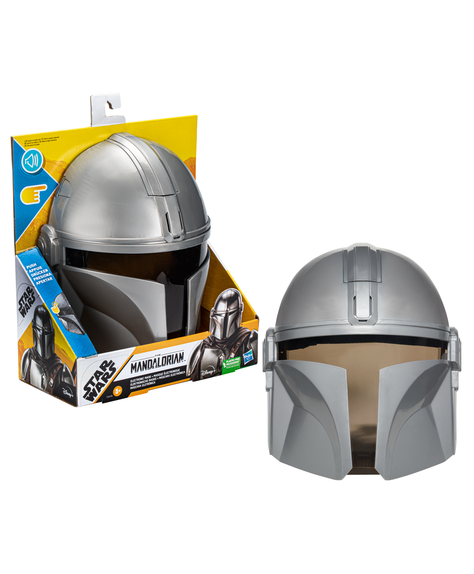 Star Wars Mandalorian Feature Mask - Grey