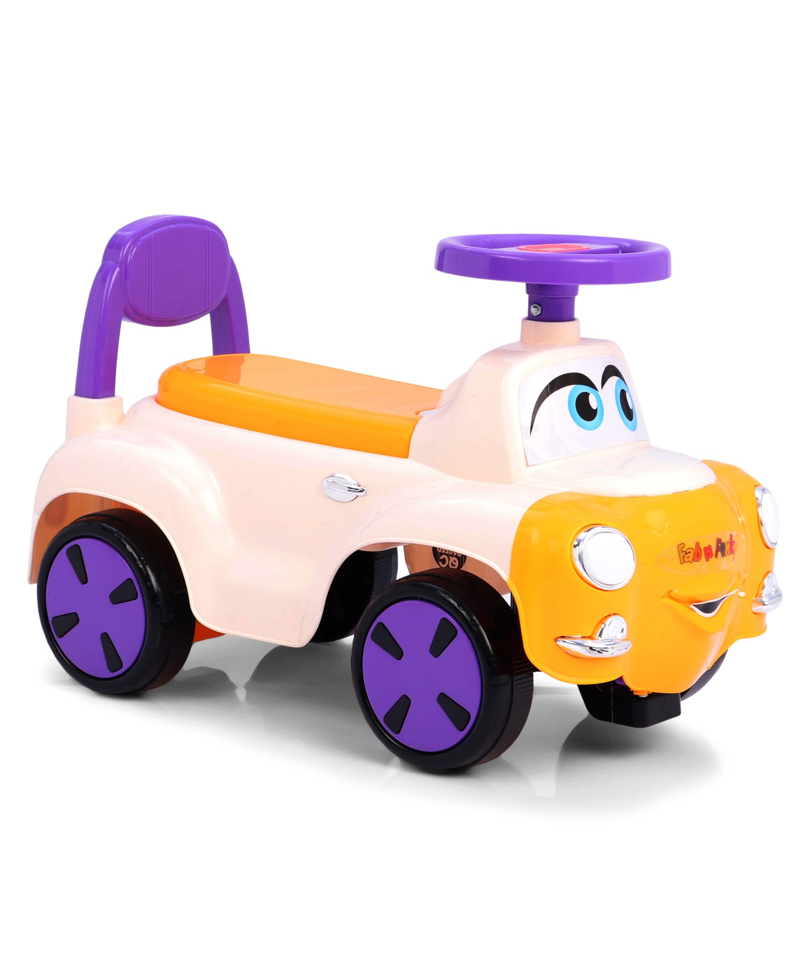 THOMAS Kids Manual Push Ride with Music & Light - Orange| Toy for Kids 1-5 Years | High Backrest| Under Seat Storage| Activity Gifting for Boys & Girls| Foot to floor Operation-image-5