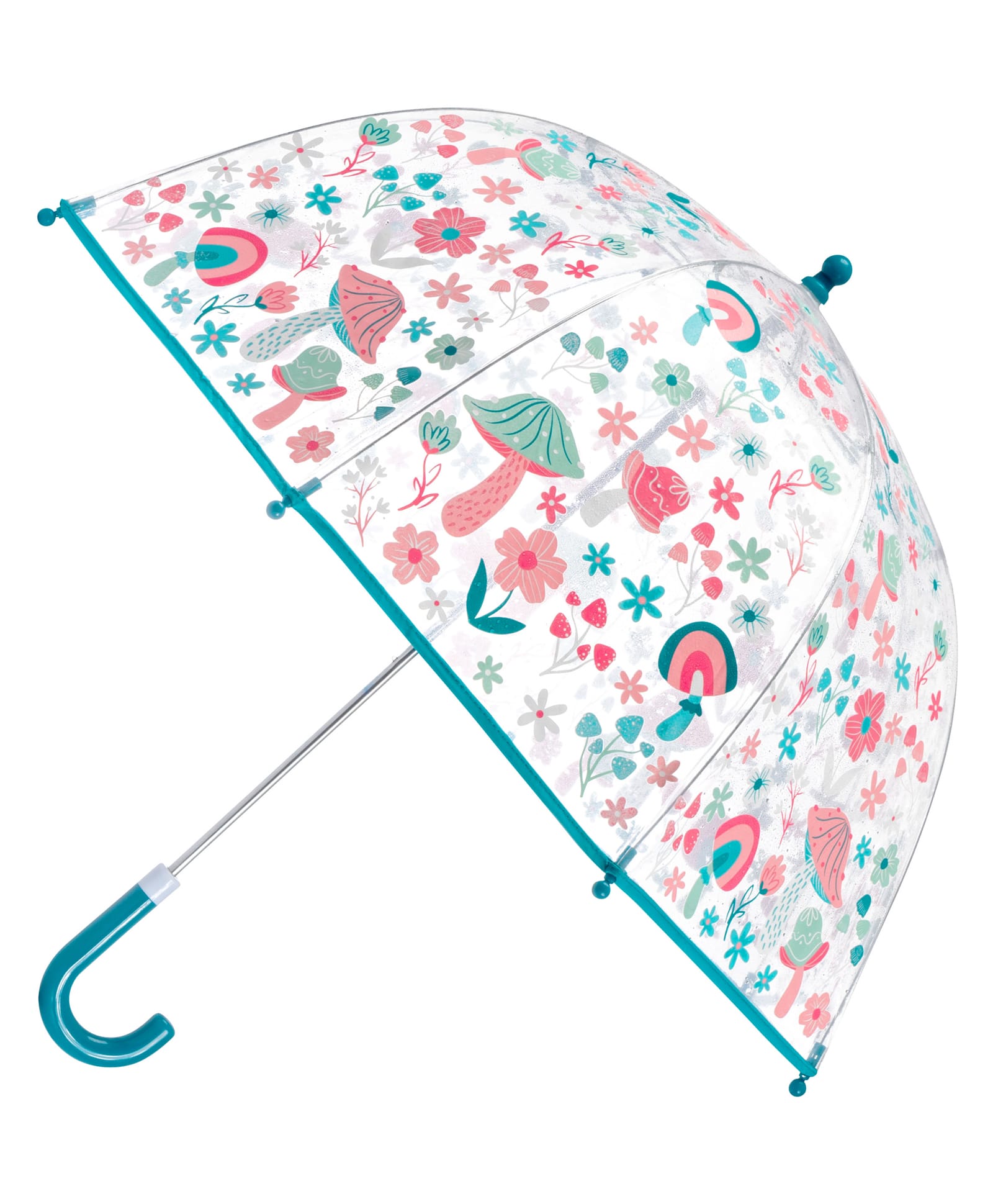 Stephen Joseph Mushrooms & Rainbow Printed Colour Changing Umbrella - Multi Colour
