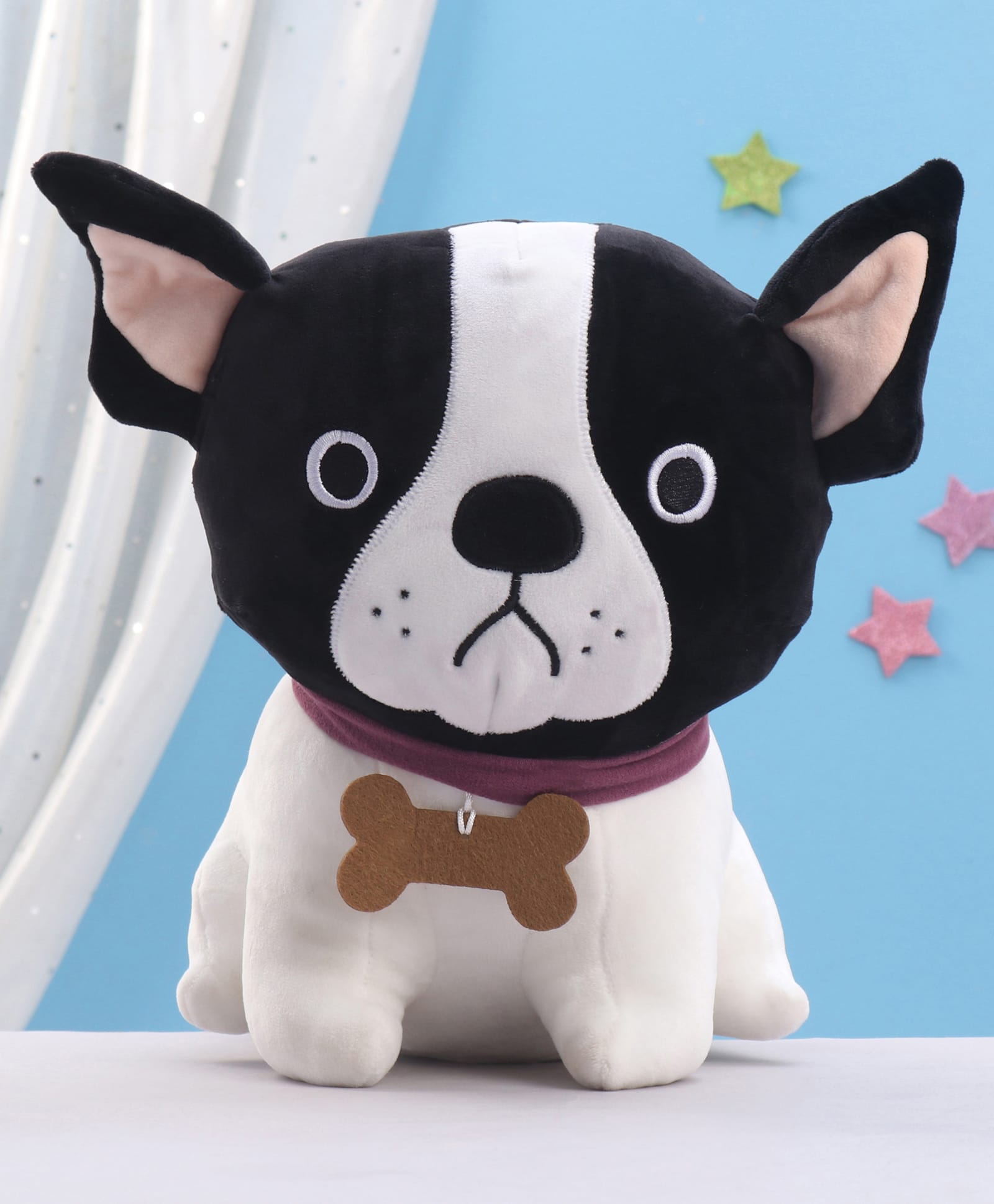 Furry Pals Dog Plush Soft Toy Black - Height 27 cm-image-32
