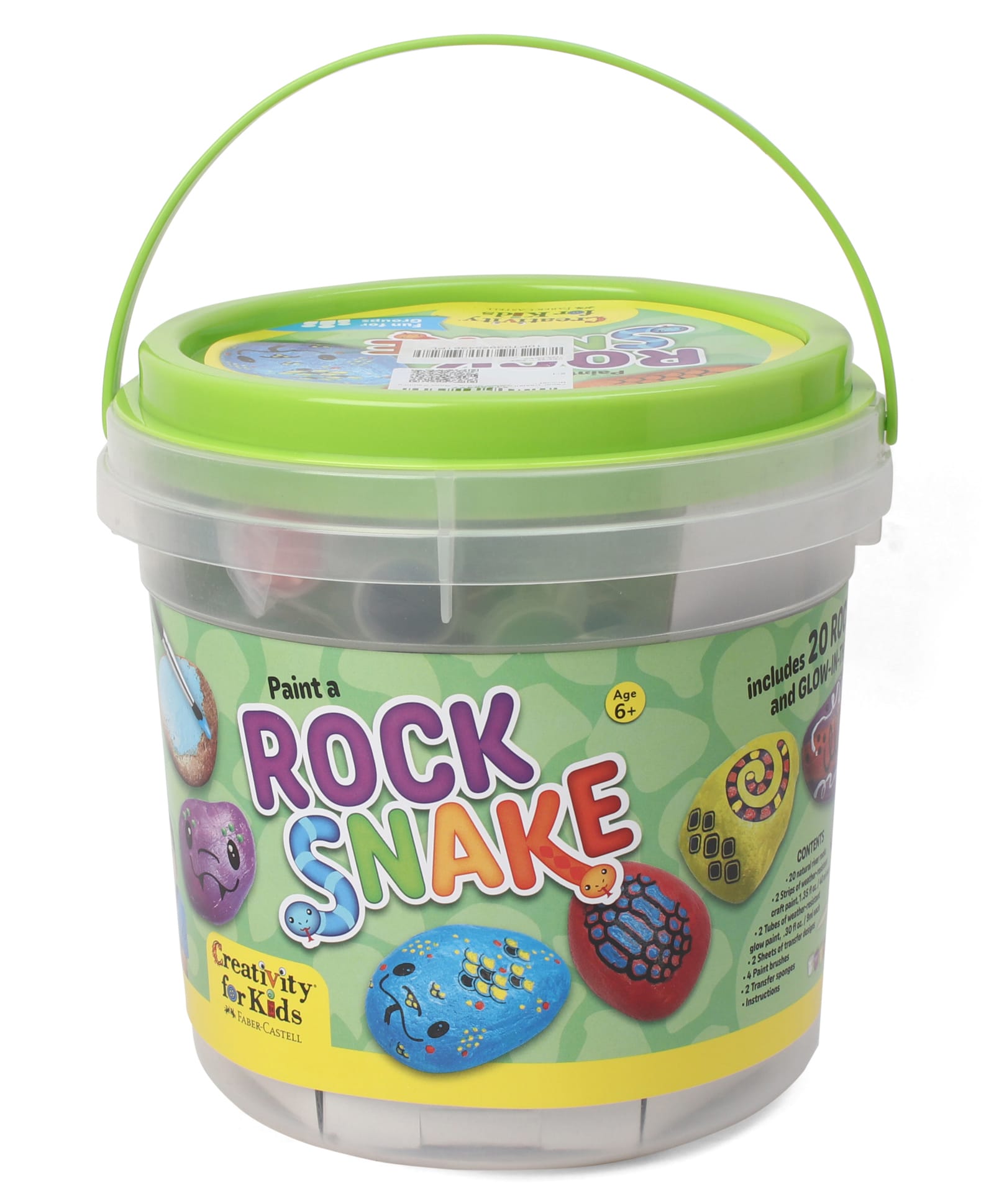 Creativity for Kids Rock Snake Rock Painting Bucket - Multicolor-picture-14