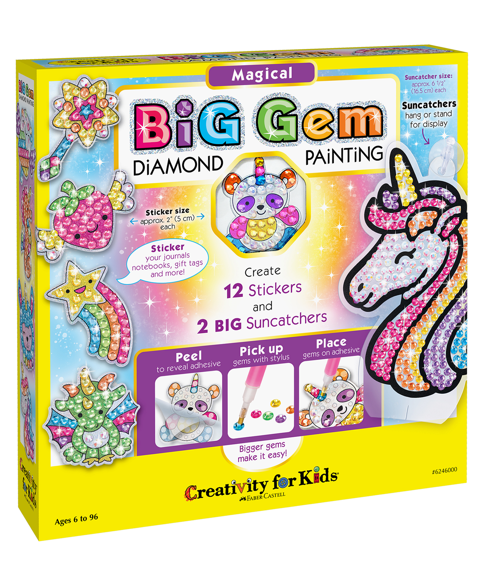 creativity for kids Faber Castell Big Gem Diamond Painting Magical - Yellow-picture-27