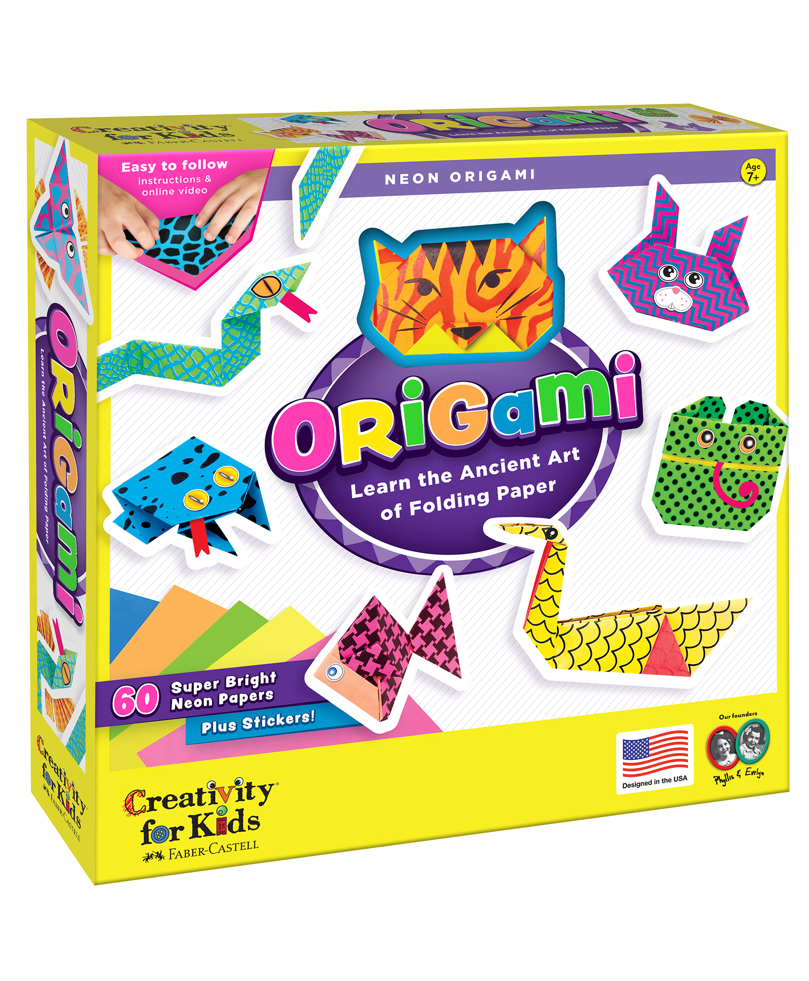 Creativity for Kids Neon Origami Kit - Multicolor-picture-18