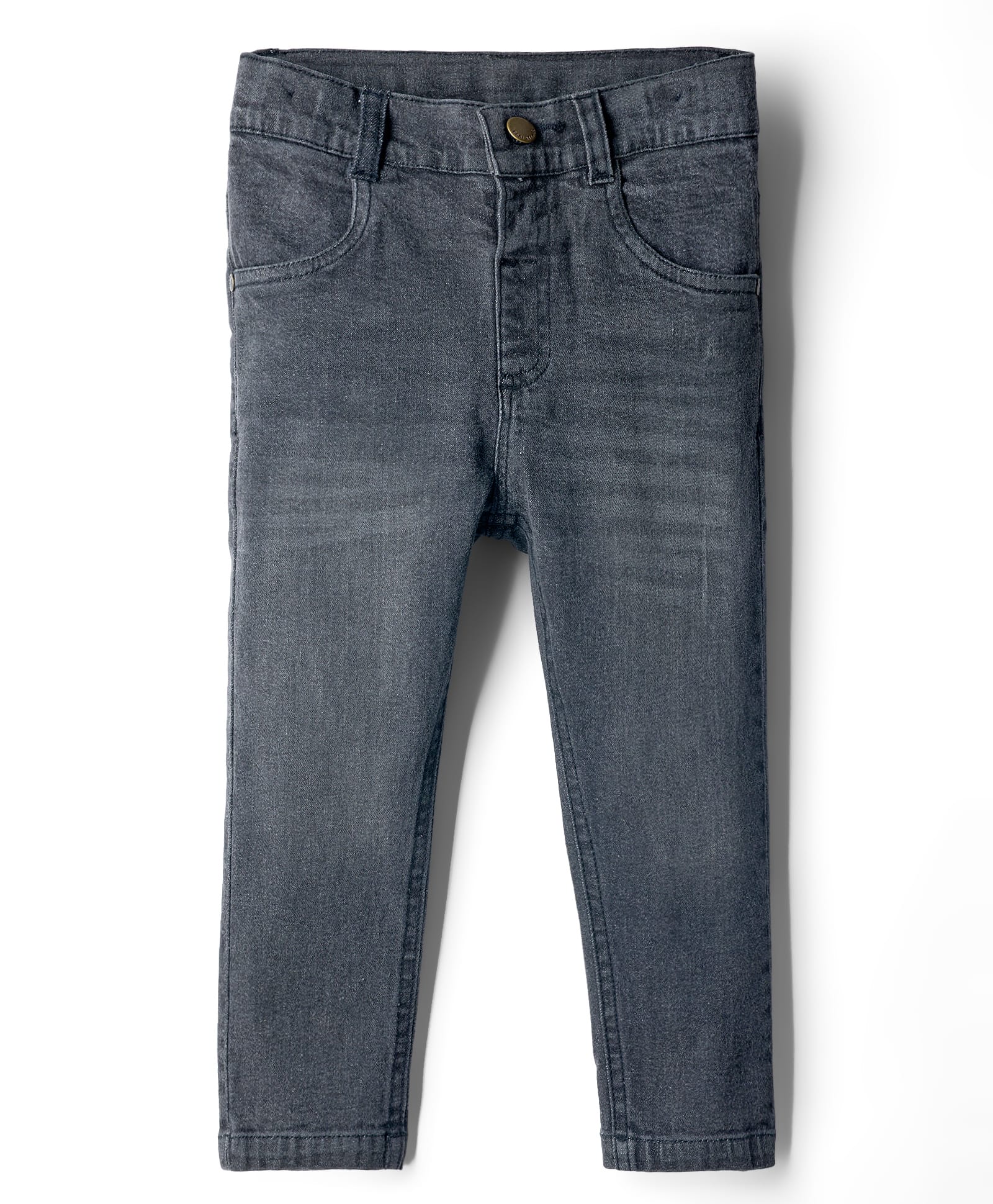 Simply Premium Denim Full Length Washed Jeans - Black-picture-10