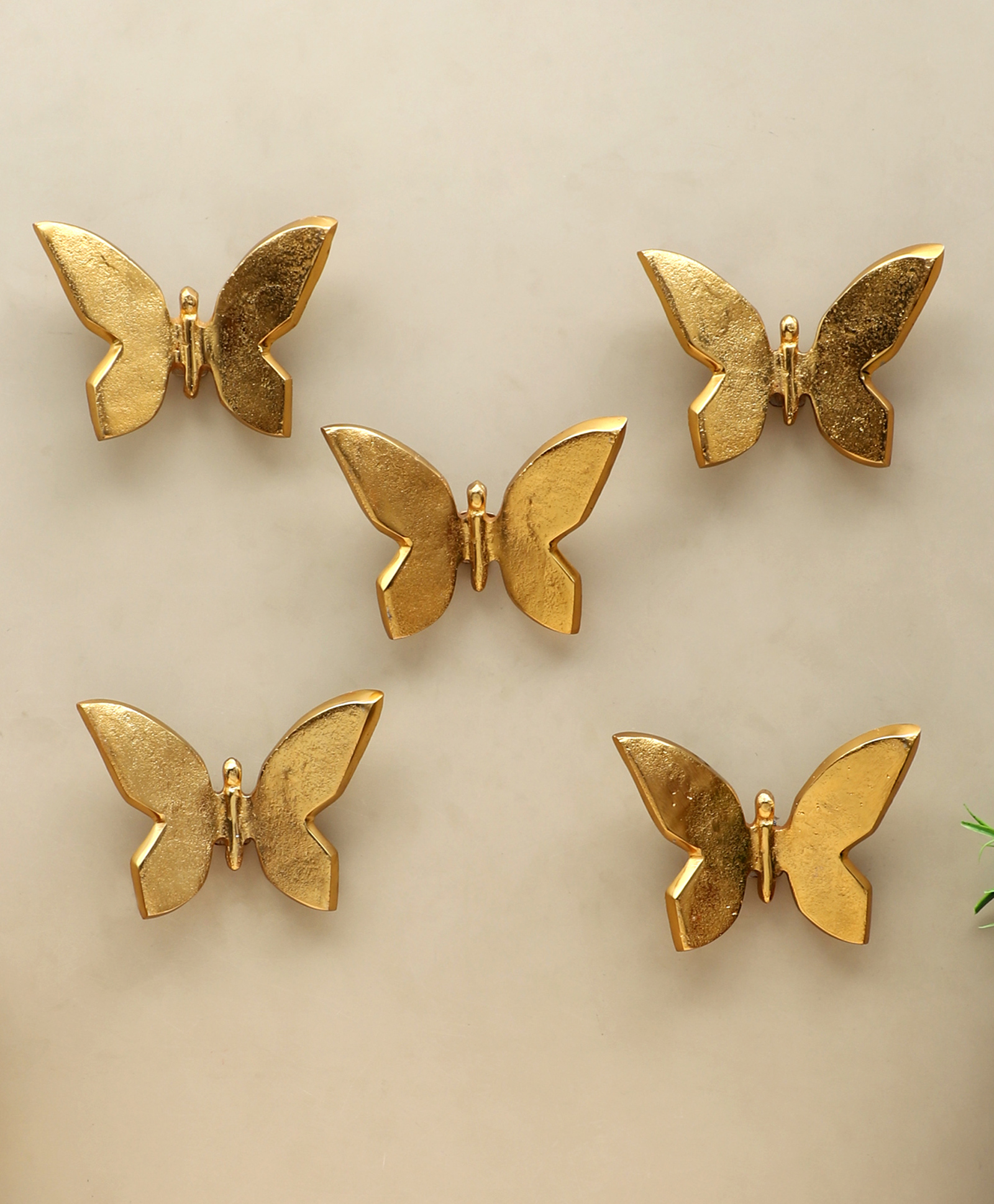 Amaya Decors Aluminium Butterfly Wall Art Set of 5-picture-24