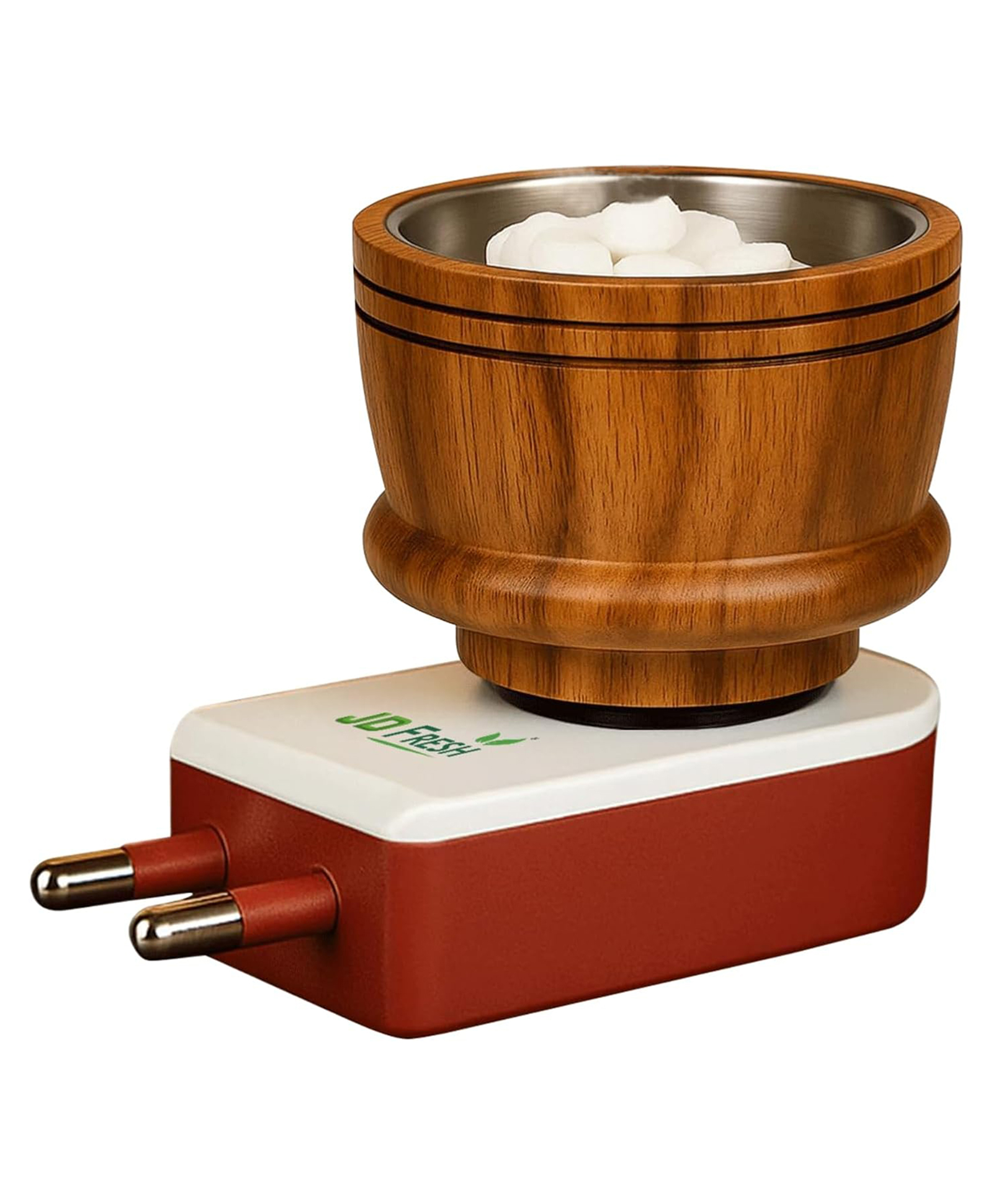 JD FRESH 1 PC Sheesham Wooden Multipurpose Incense Aroma Dhoop Dani for Home & Temple - Brown-image-3