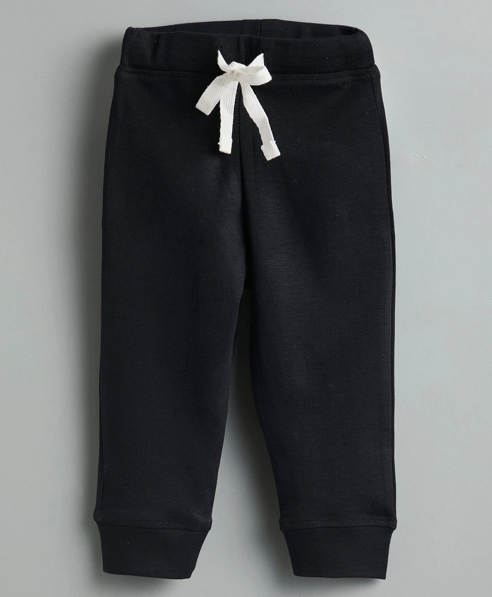 URBANRAC Organic Cotton Knit Solid Track Pants - Black-image-19