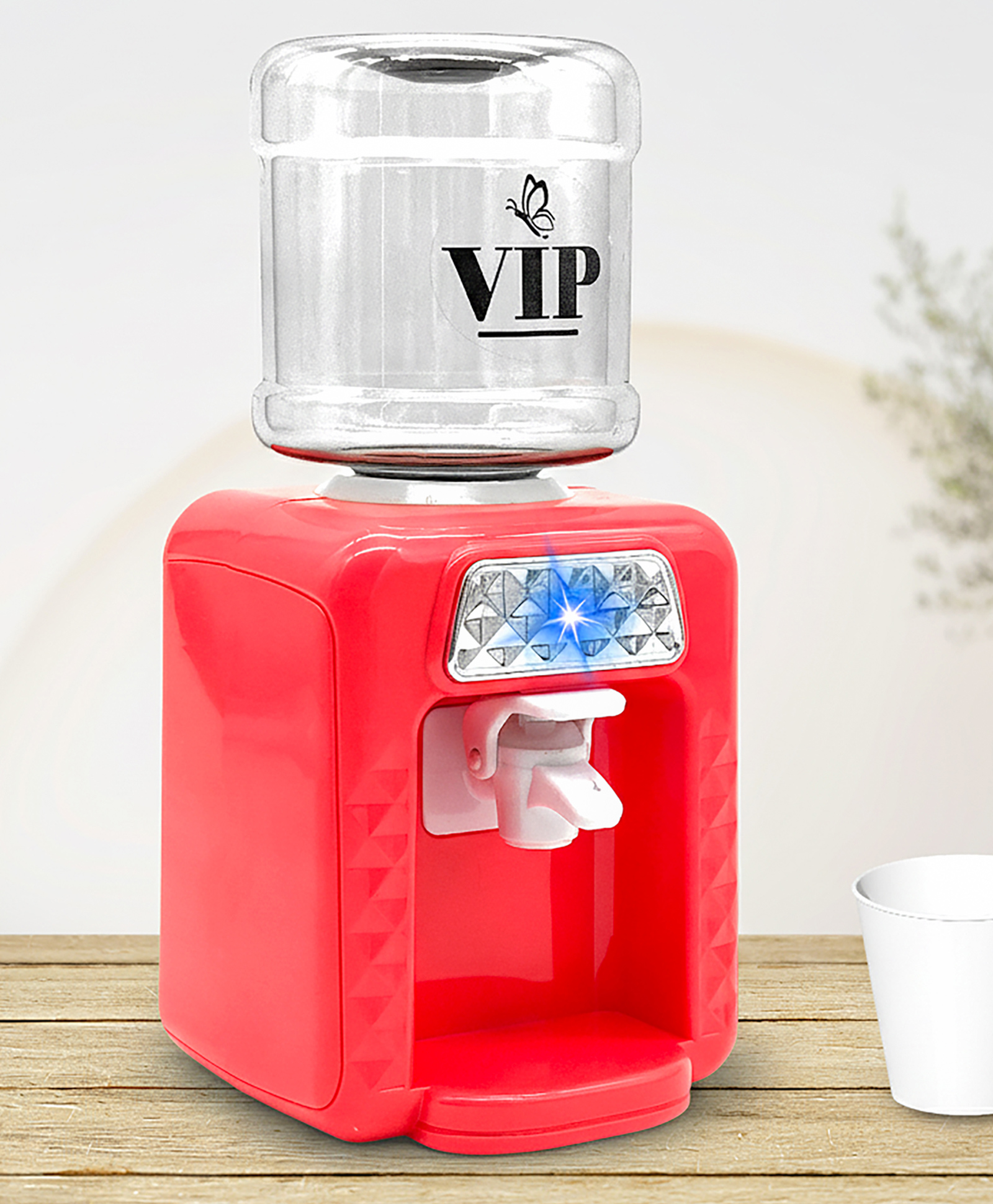 VGRASSP Mini Water Dispenser Toy For Kids With Lights And Sound Effects - Pretend Play Kitchen Play Set With Real Water Flow And 1 Cup For Boys And Girls - Color May Vary-picture-16