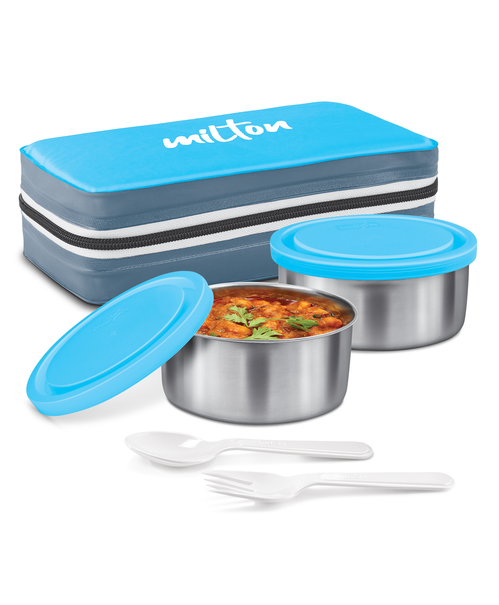Milton New Mini Insulated Lunch Box & Bag - Light Blue-picture-22