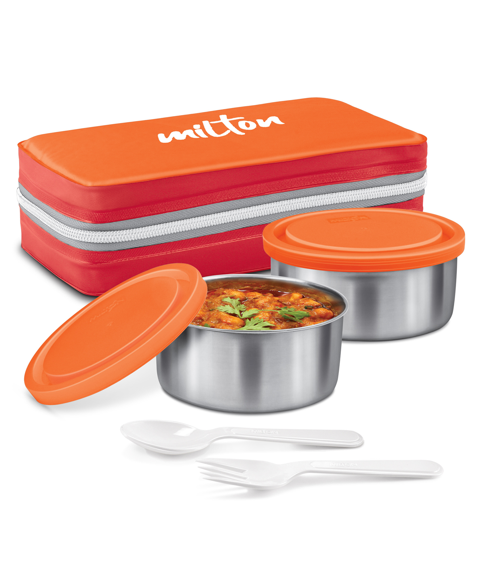 Milton New Mini Insulated Lunch Box & Bag - Orange-picture-9