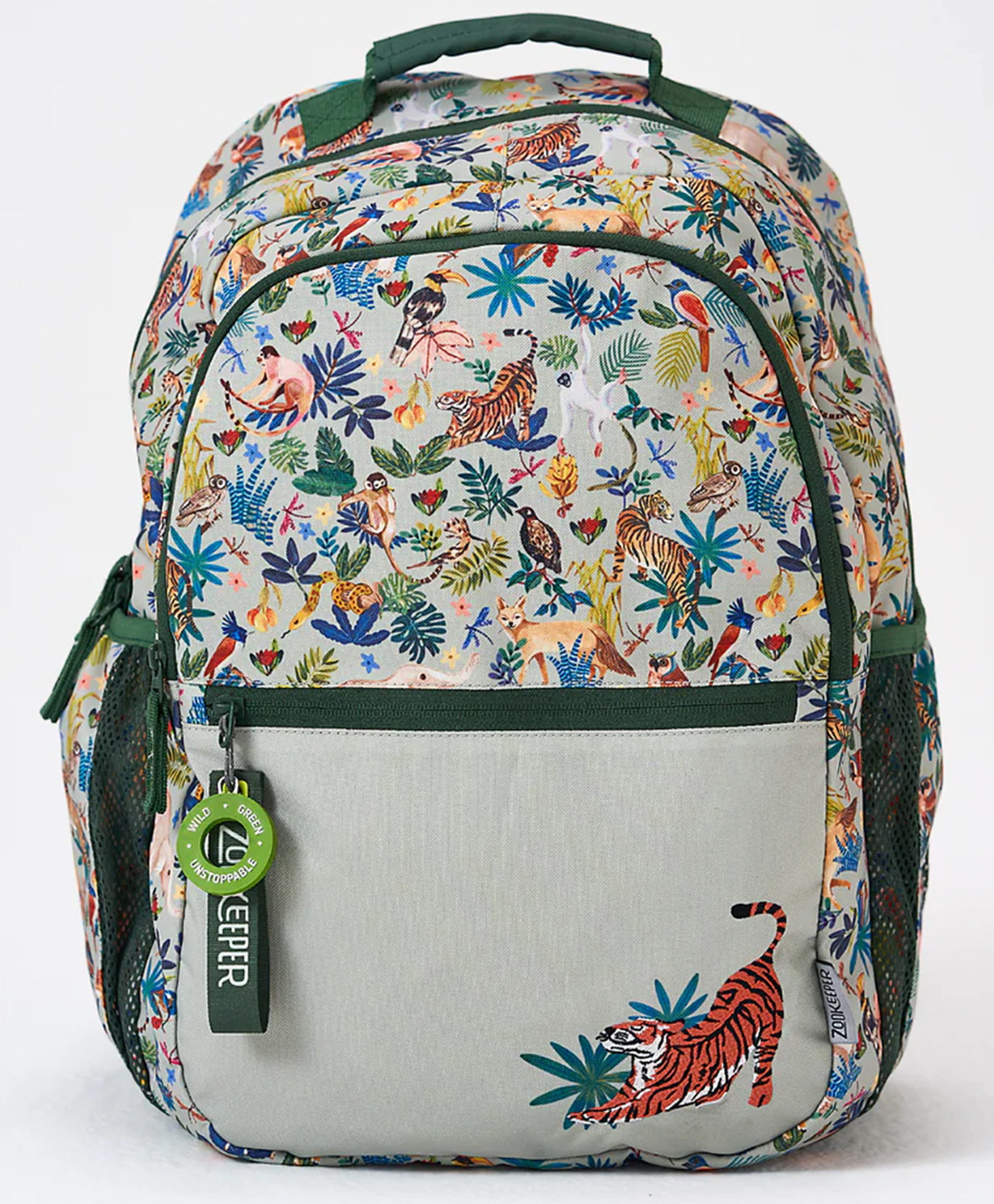 ZOOKEEPER School Bag for Boys & Girls-A Canopy in Kanha Backpack Large(green)-image-40