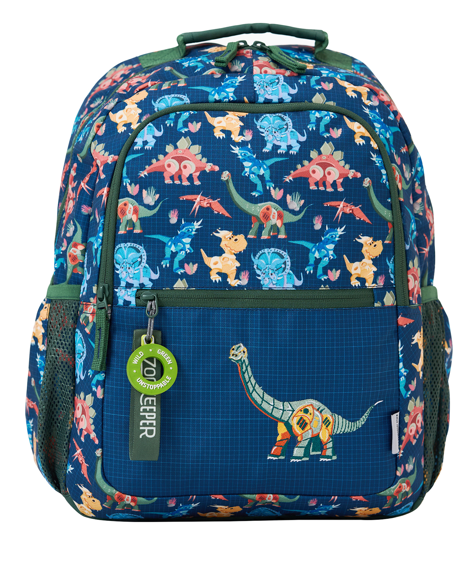 ZOOKEEPER School Bag for Boys & Girls -A Time Before Time Backpack Medium(Blue)-image-2