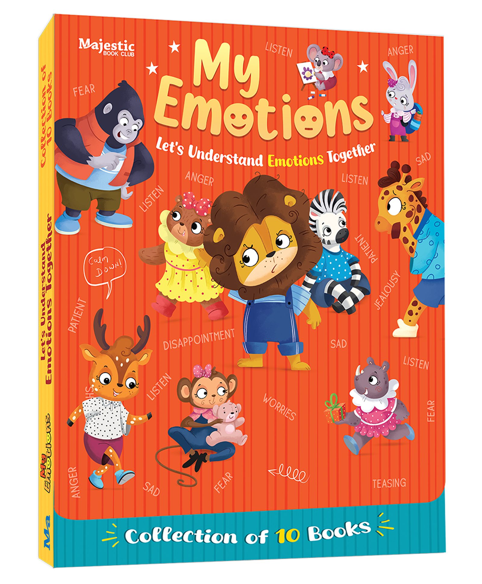 My Emotions Book Set for Kids Ages 4+ | Set of 10 Storybooks (16 Pages in Each) | Teaches Feelings, Empathy and Confidence| Illustrated Books for Emotional Learning - English-image-27
