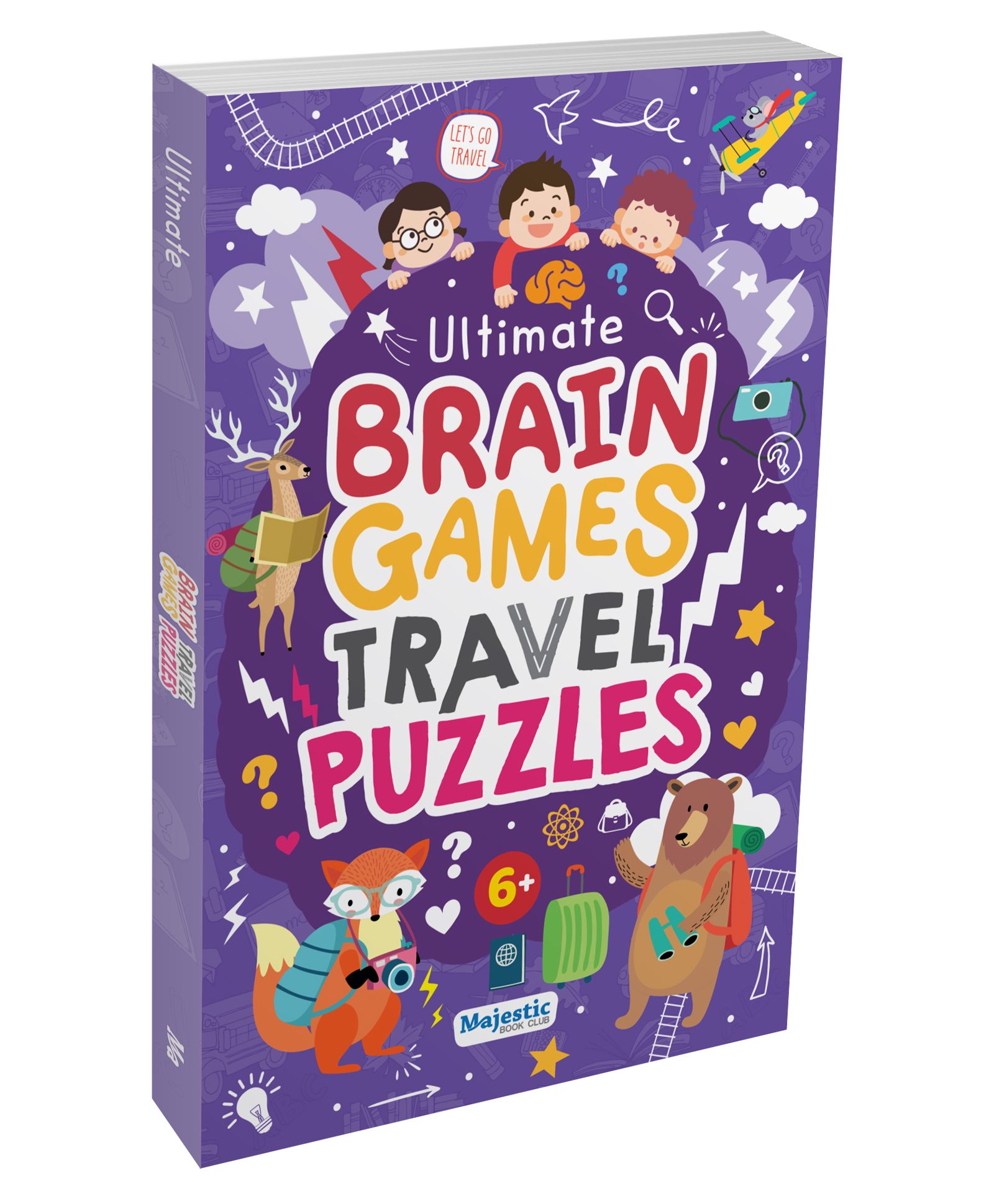Brain Games Travel Puzzles | Fun Travel Activity Book for Kids | Puzzles, Mazes, and Logic Games | Boost Thinking & Problem-Solving Skills | Ages 6+-image-12