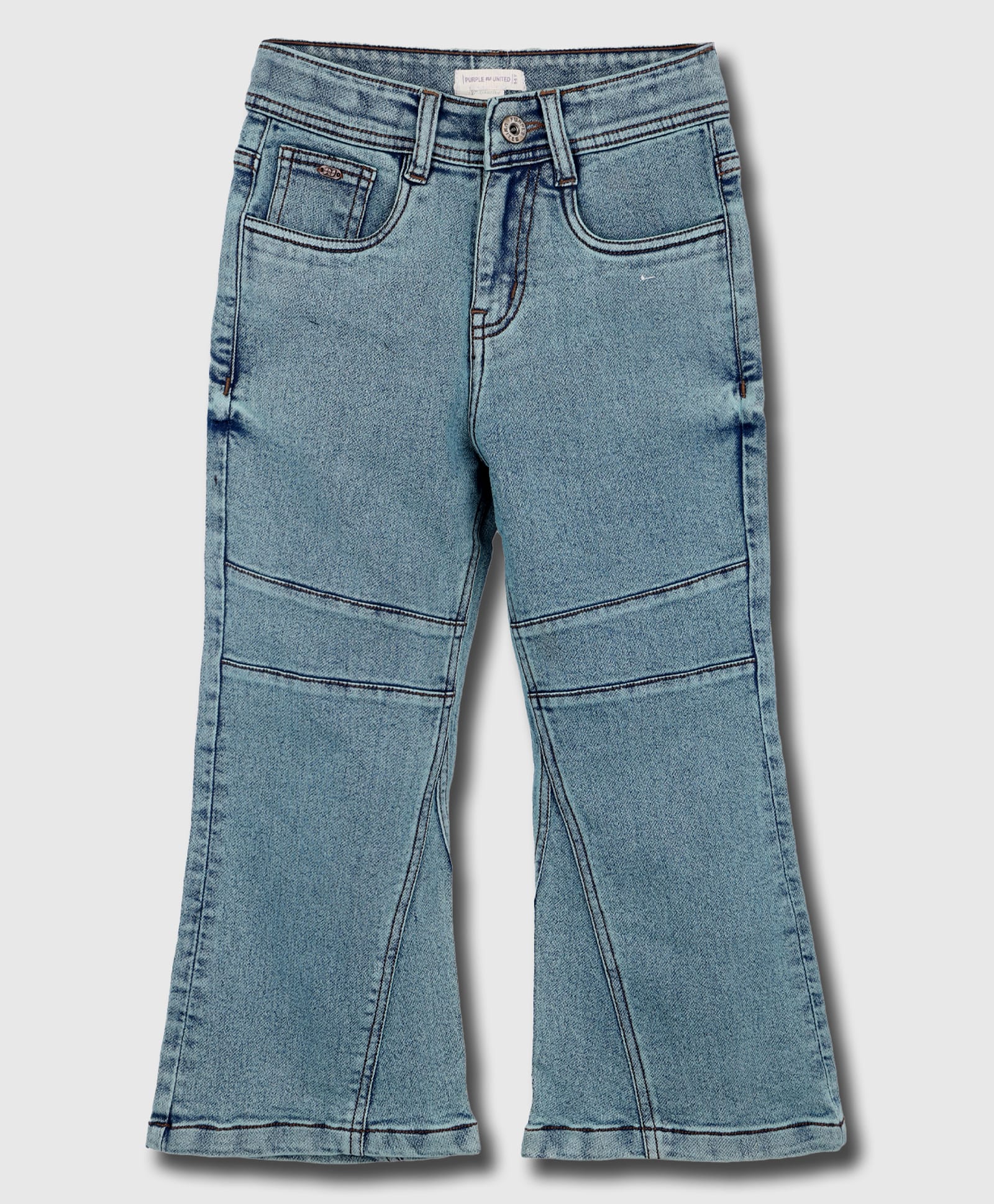 PURPLE UNITED KIDS Denim Woven Solid Jeans - Blue-picture-24
