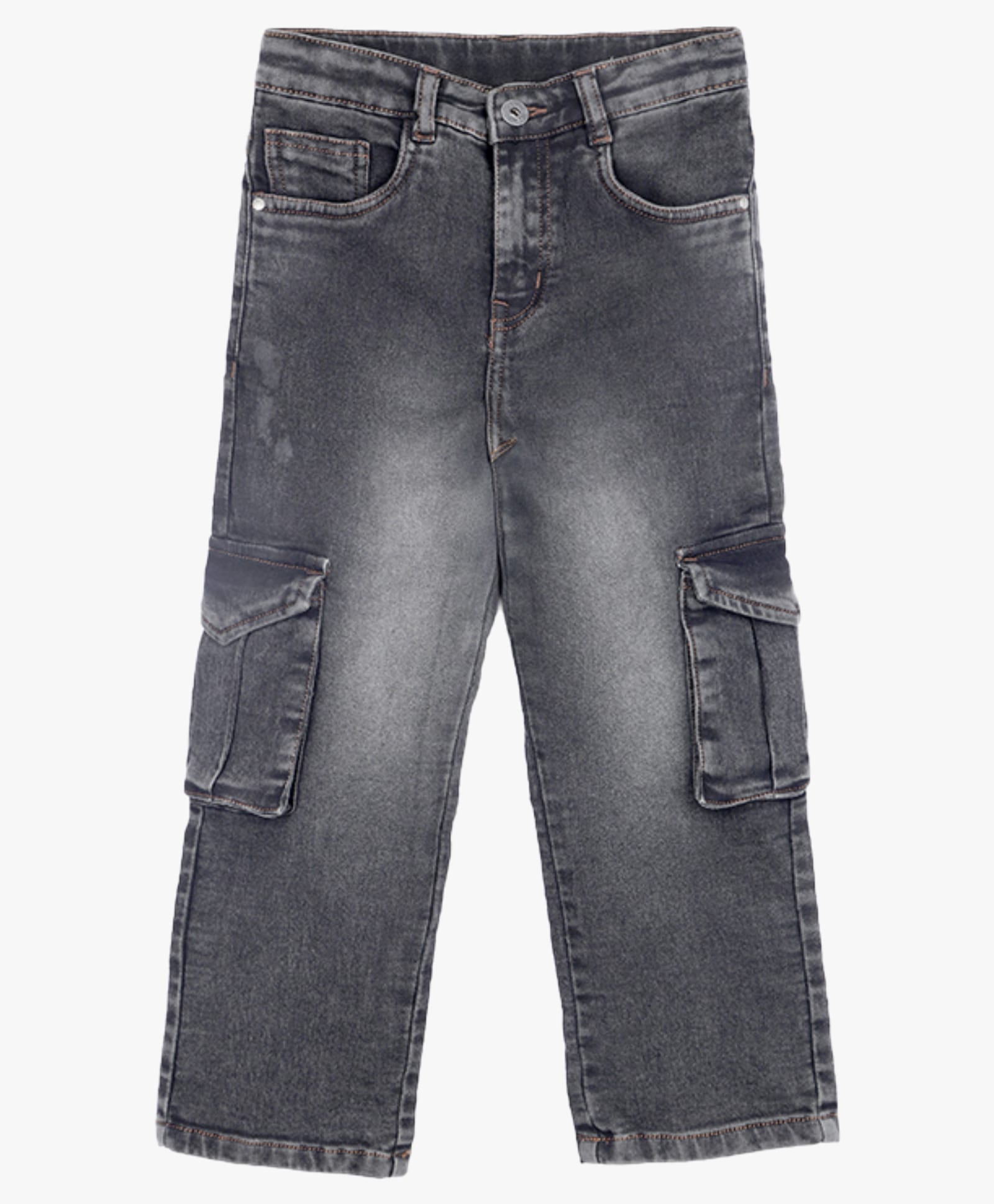 PURPLE UNITED KIDS Denim Woven Washed Jeans - Dark Grey-picture-10