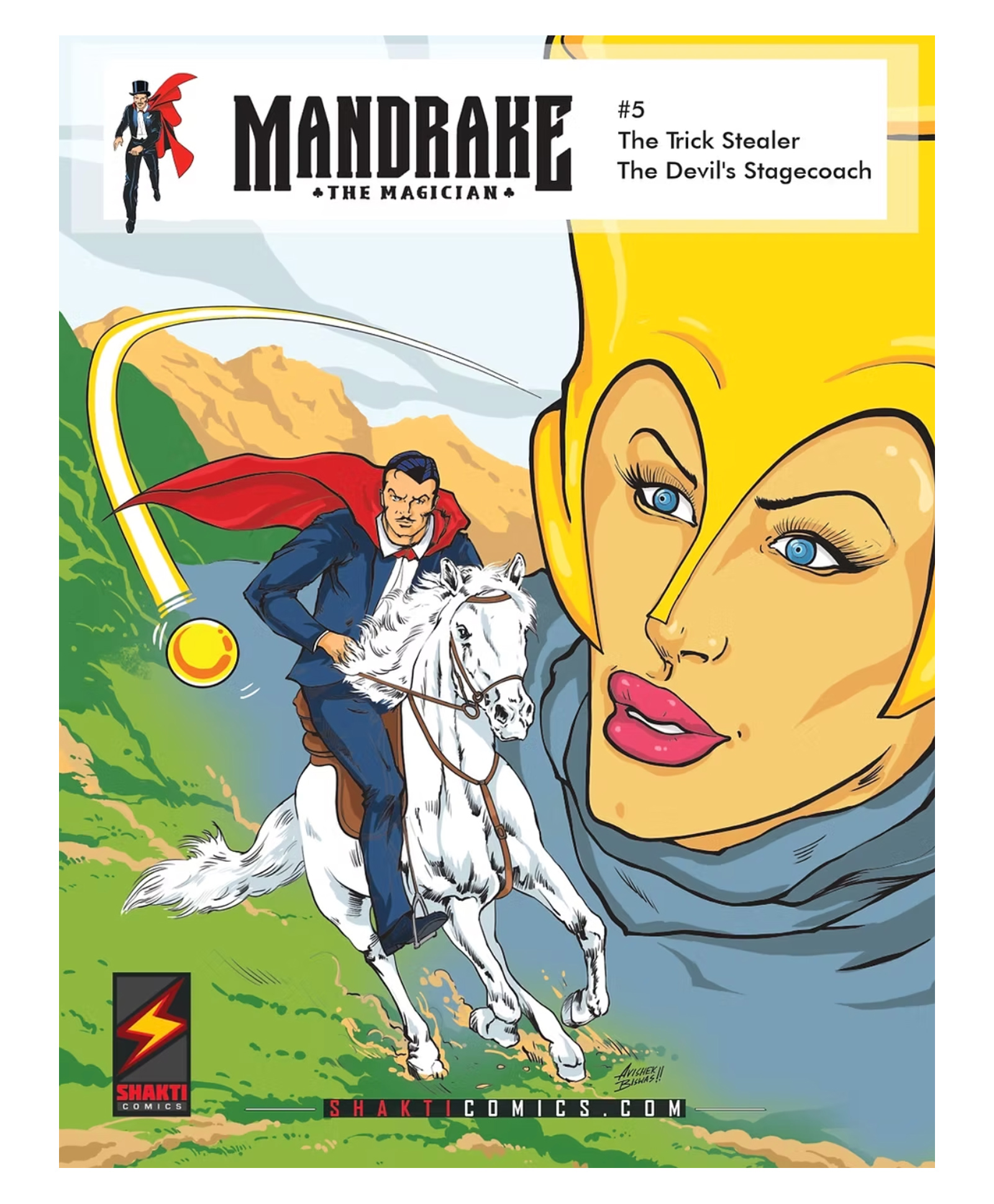 westland books Mandrake: The Trick Stealer & The devil Stage coach by Lee Falk - English-picture-16