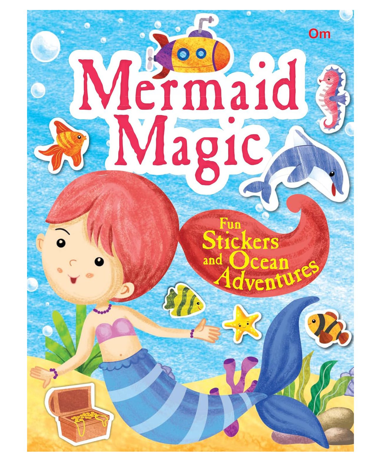 Mermaid Magic: Fun Stickers and Ocean Adventures | Sticker Activity Book-English-image-12