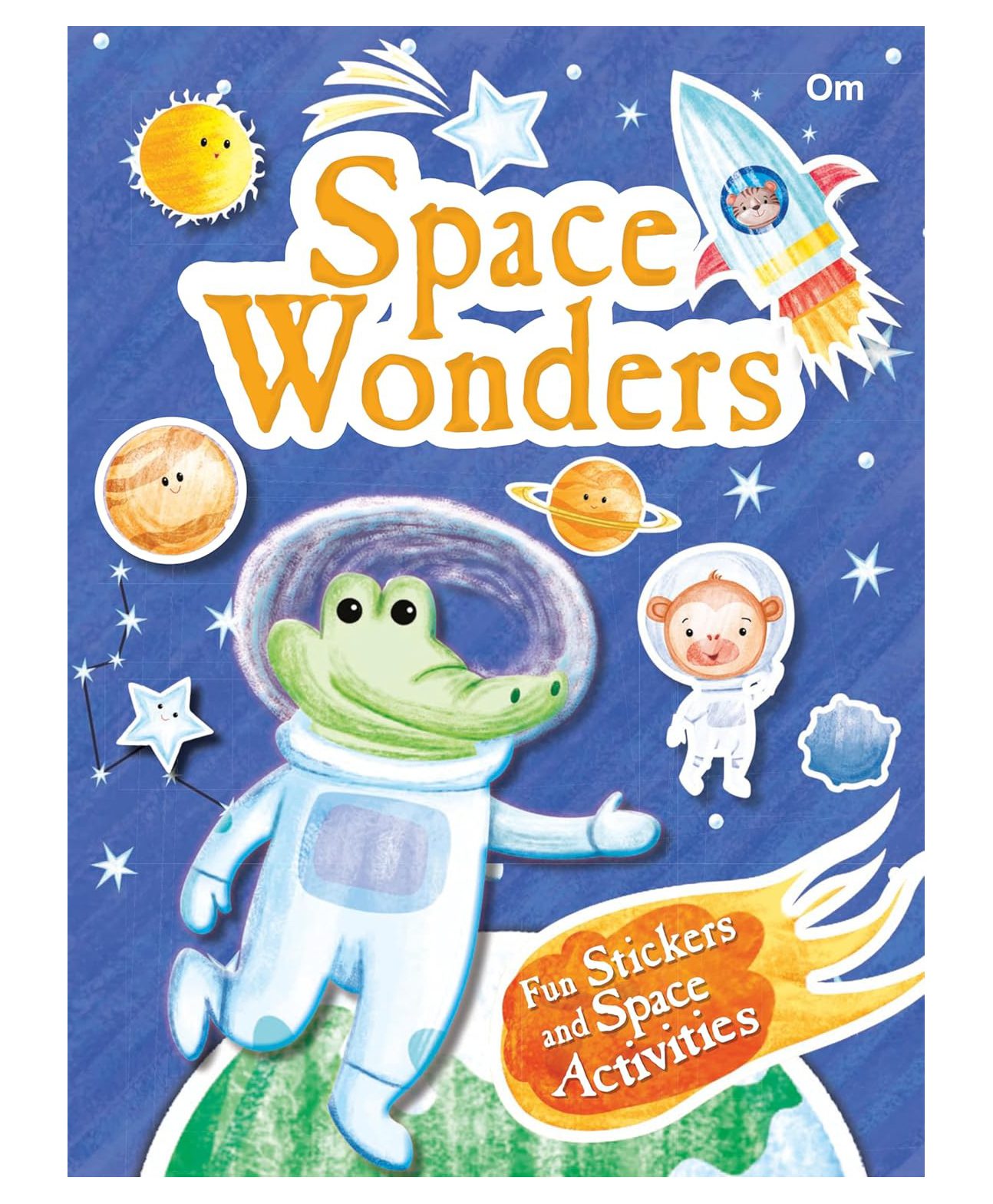 om books international Space Wonders: Fun Stickers and Space Activities | Sticker Activity Book-English-picture-26
