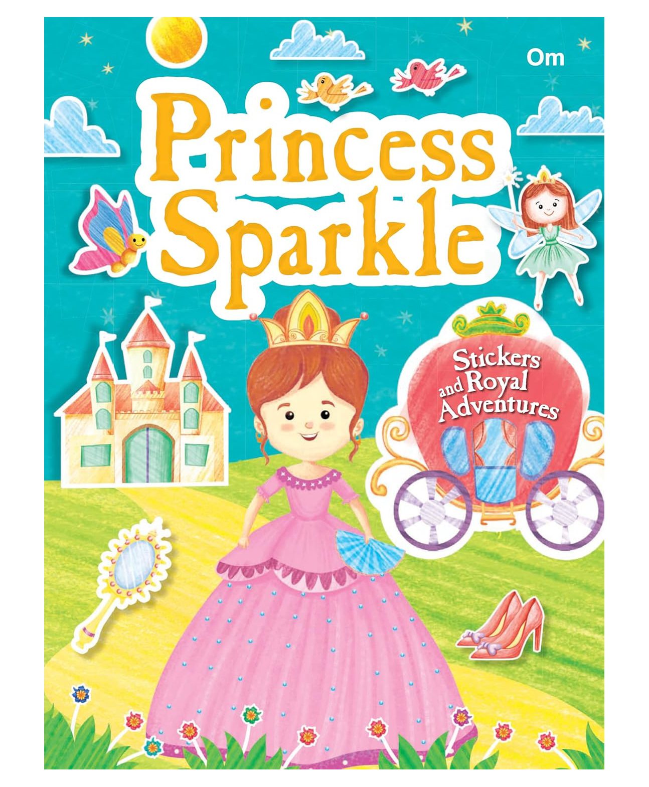 om books international Princess Sparkle: Sticker and Royal Adventures | Sticker Activity Book-English-picture-16