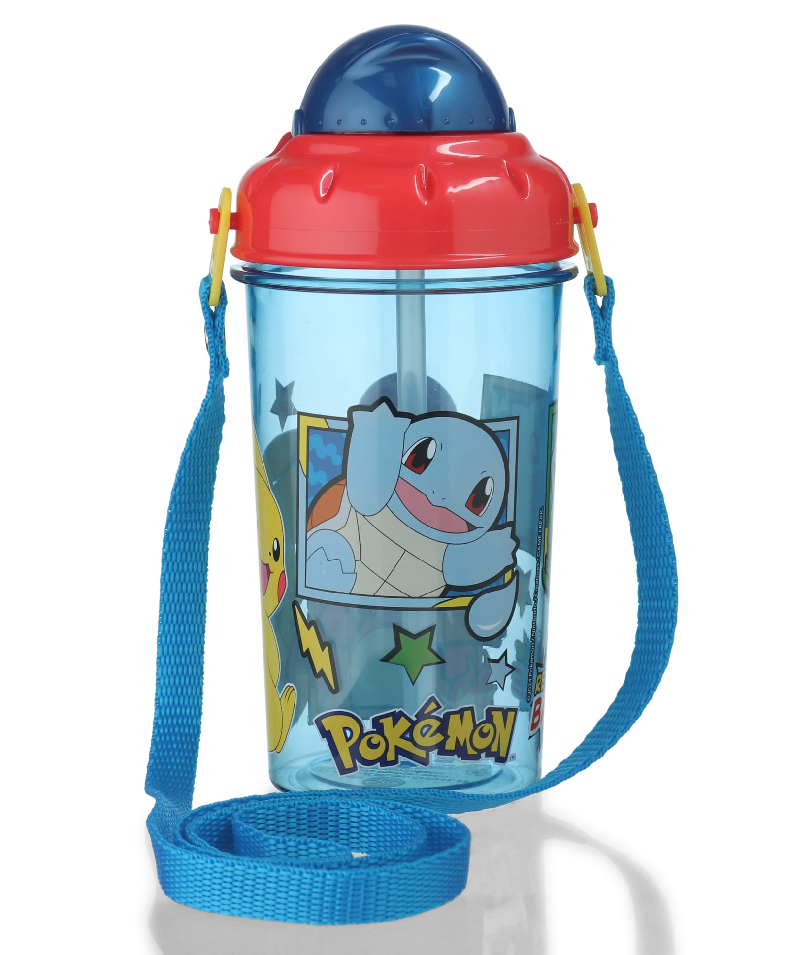 Pokemon Store Single Wall Canteen Blue Team Sipper Bottle Blue - 465 ml-image-5