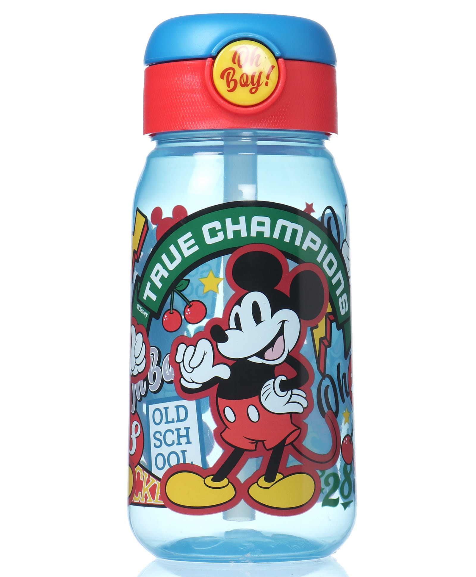 Mickey Stor Active Canteen True Champions Water Bottle Blue - 510 ml-image-3