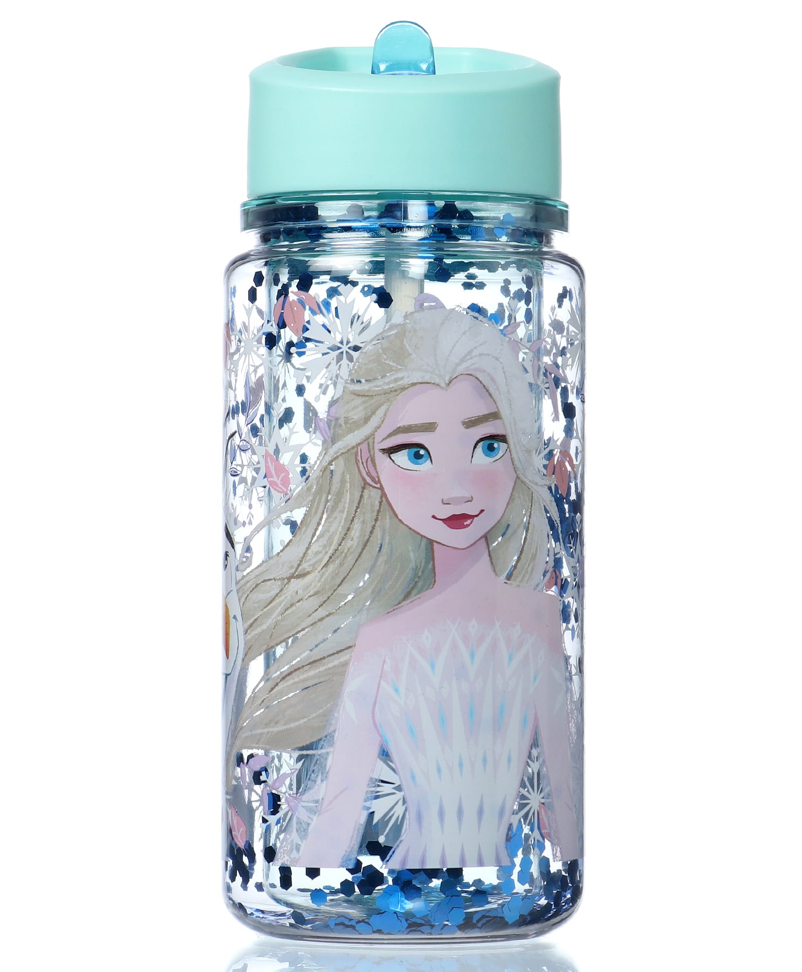 Disney Frozen Stor DW Small Sprinkle Water Bottle Snowy Tale Teal 330 ml-image-49
