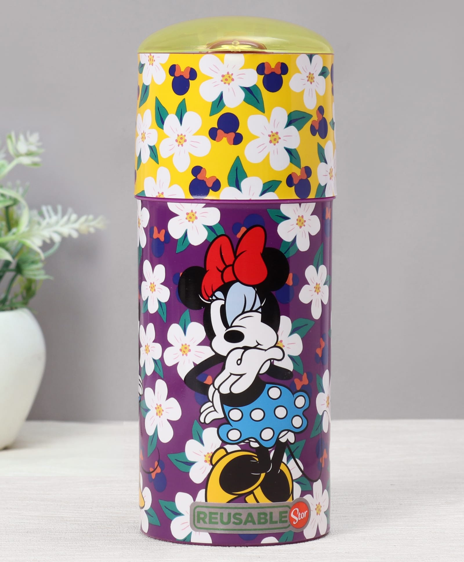 Minnie Stor Sipper Bottle Sunshine Yellow 350 ml-image-7