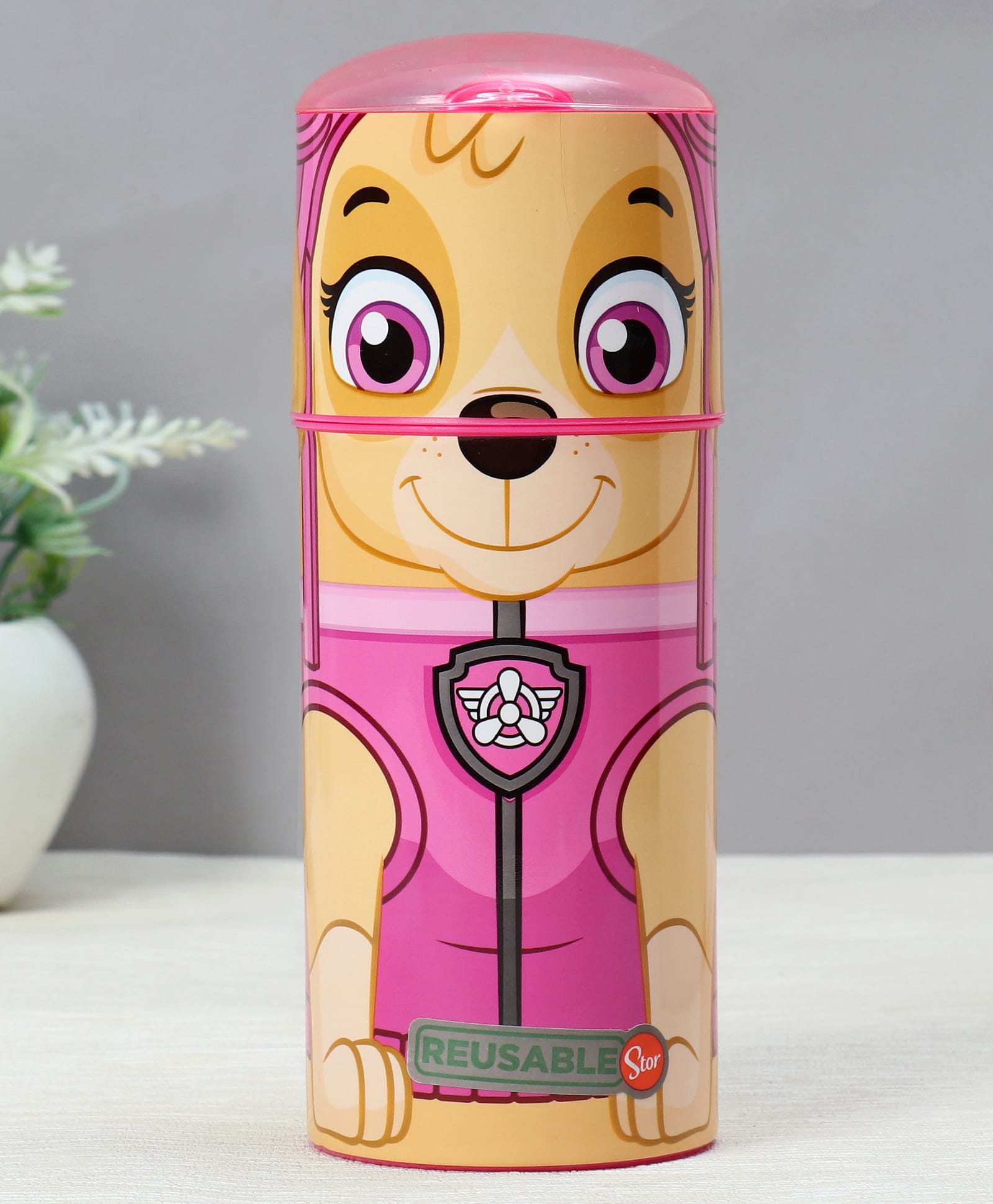 Paw Patrol Stor Sipper Bottle Skye Character - 350 ml-image-1