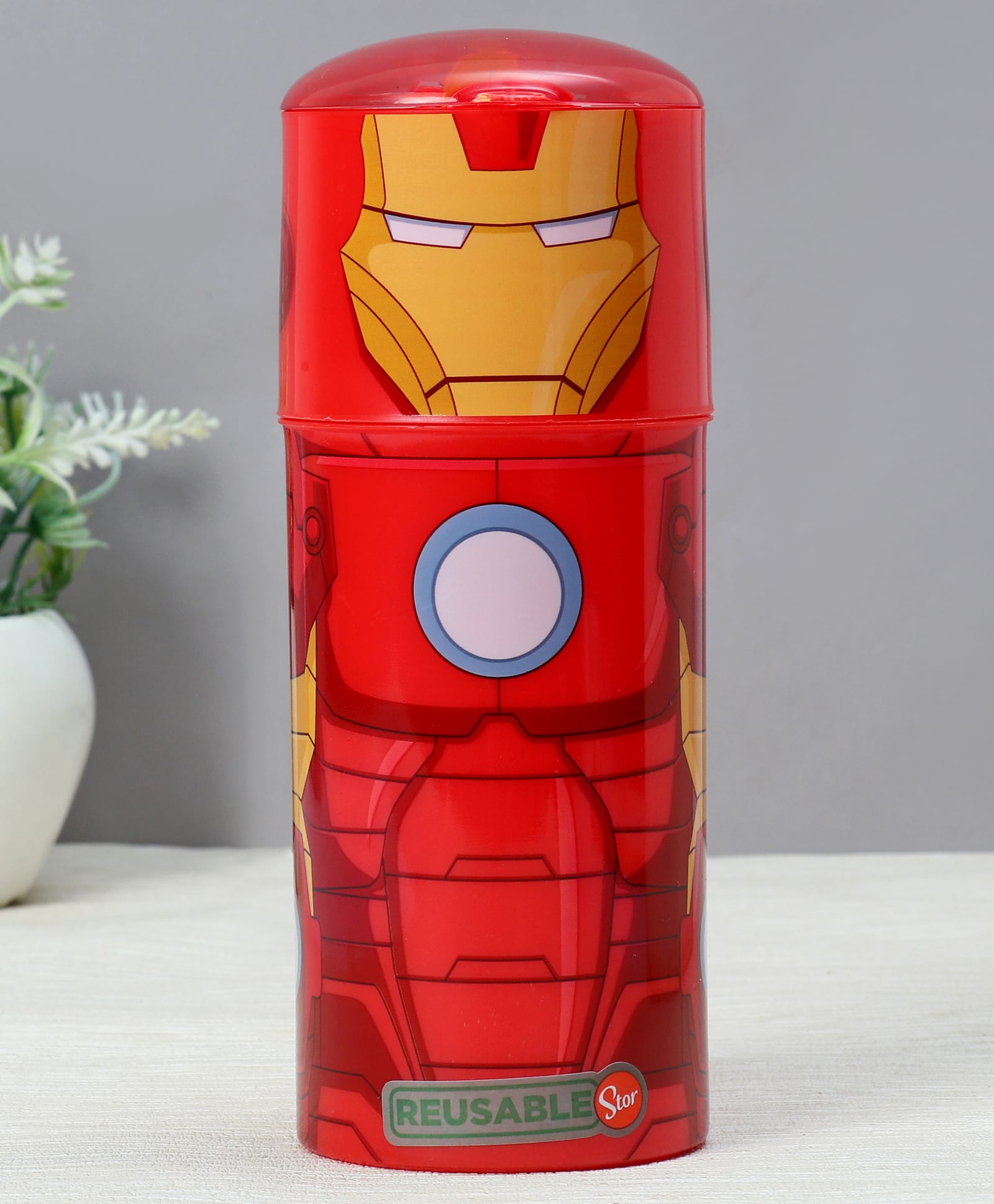 Iron Man Stor Sipper Bottle - 350 ml-image-17