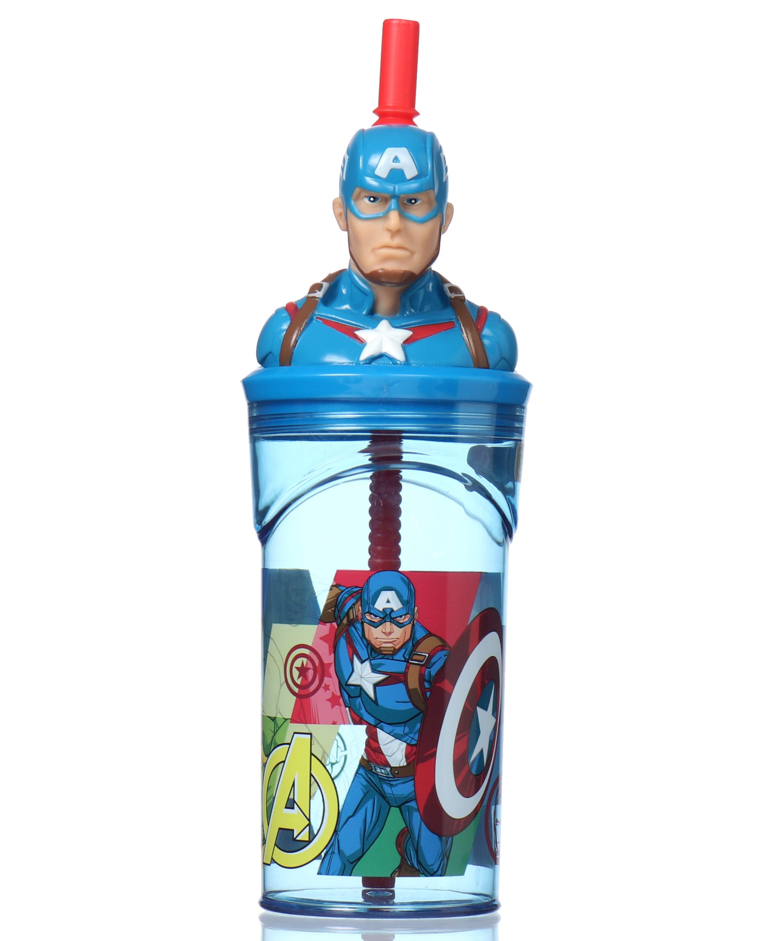 Captain America Store 3D Figurine Tumbler Seven Wonders Blue - 350 ml-image-9