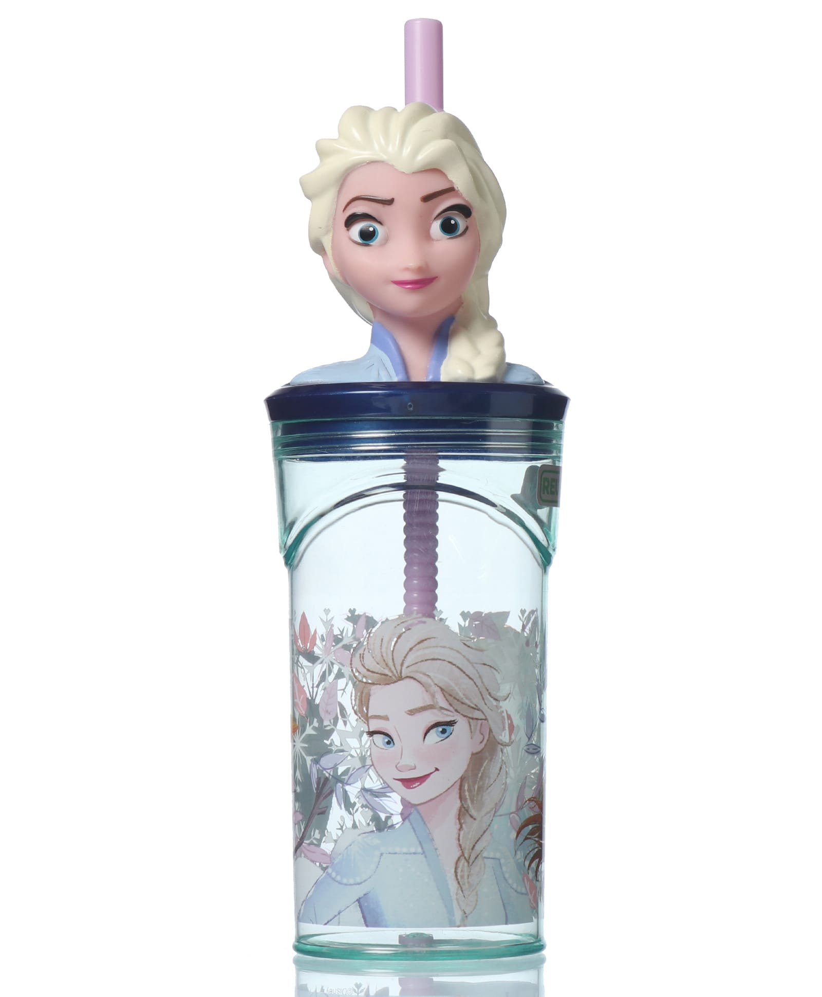 Disney Frozen Store 3D Figurine Tumbler Snowy Tale Sky Blue - 350 ml-picture-26