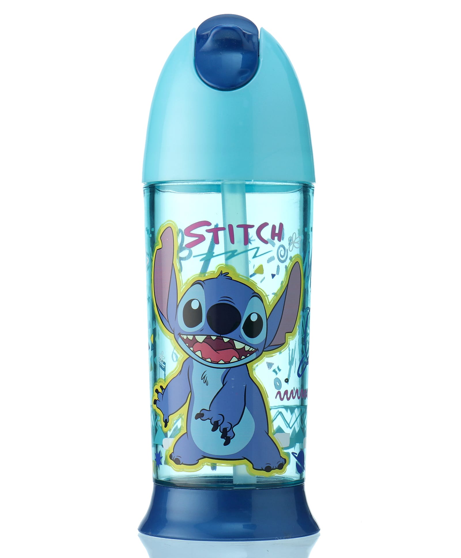 Disney Stitch Store Space Canteen Sipper Bottle Blue - 280 ml-image-37