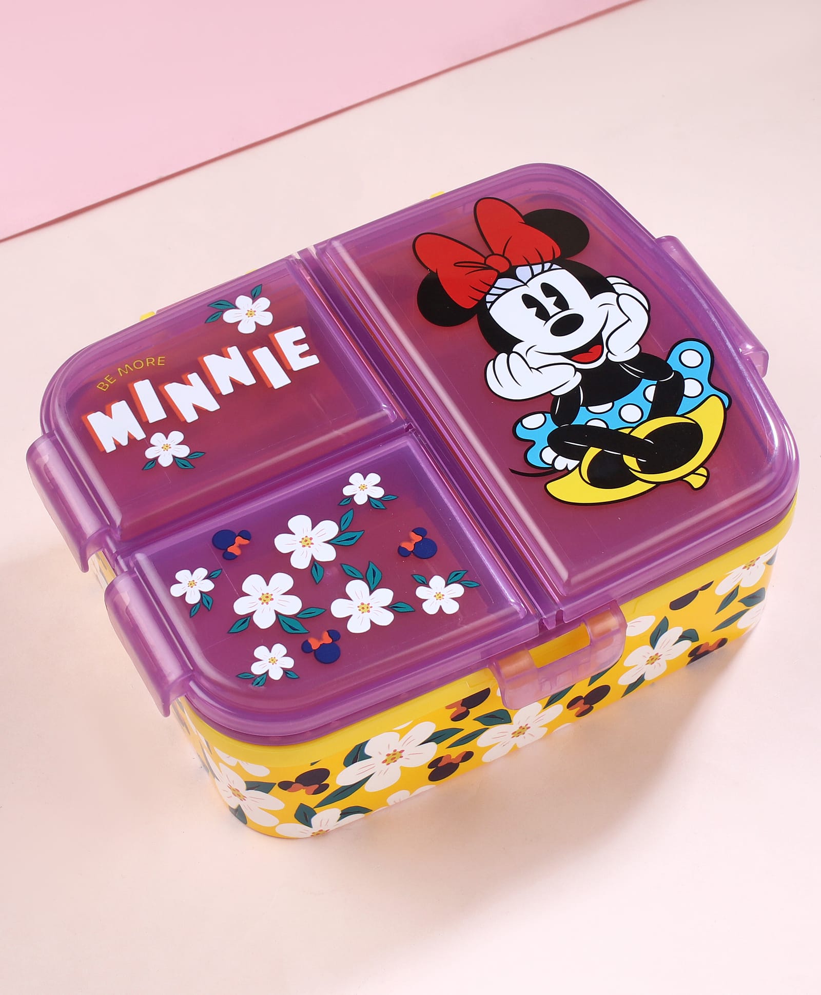 Minnie XL Multi Compartment Sandwich Box Sunshine - Purple & Yellow-image-5