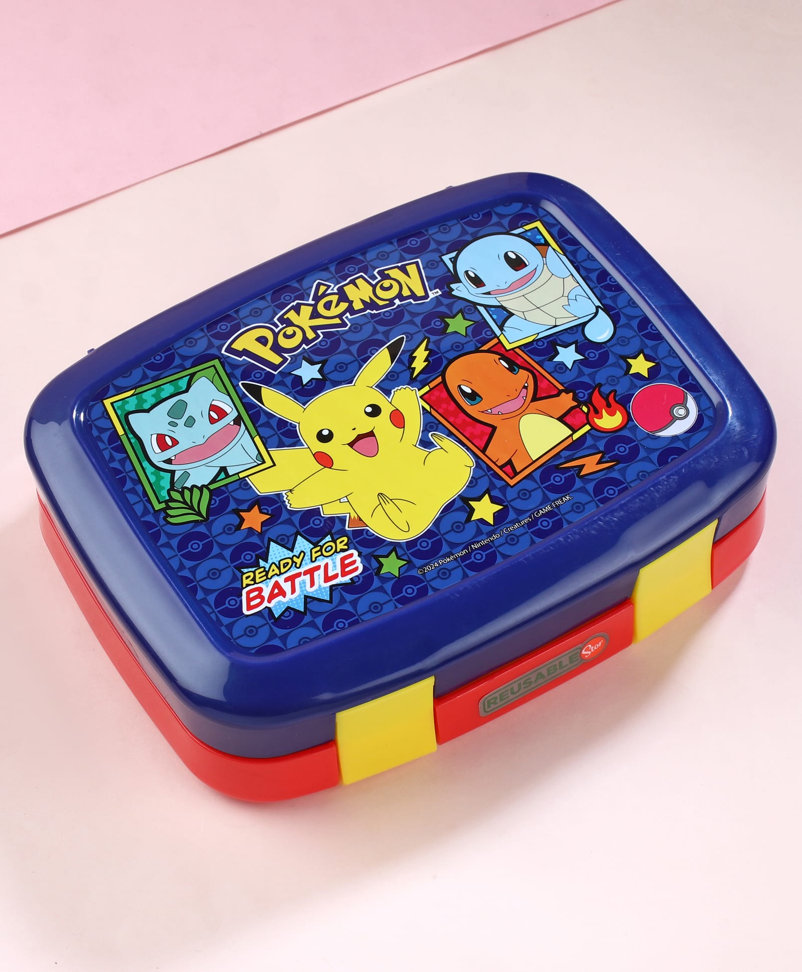 Pokemon Stor Bentopro Sandwich Box - Blue & Red-image-14