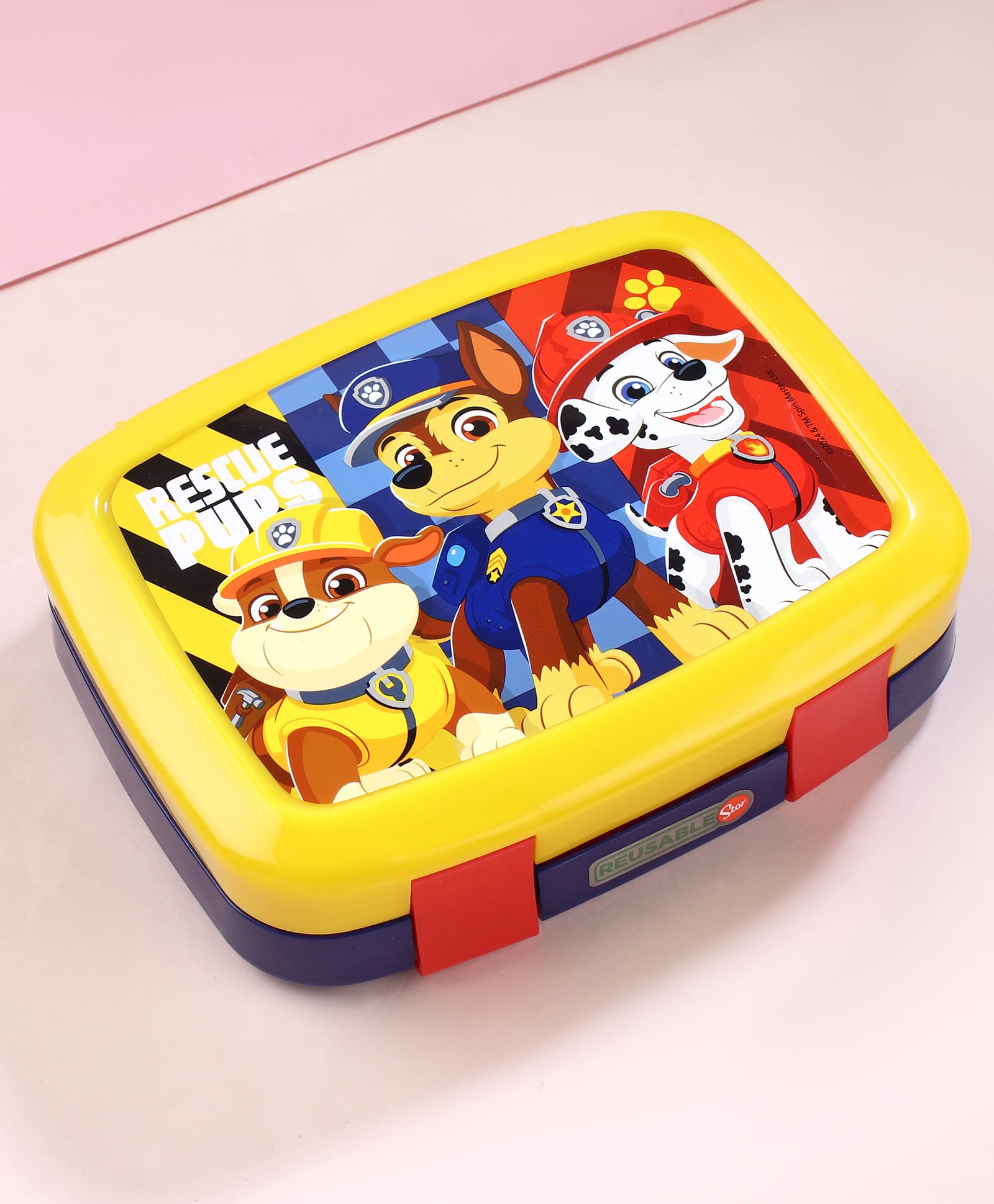 Paw Patrol Stor Bentopro Sandwich Box - Yellow & Blue-image-7