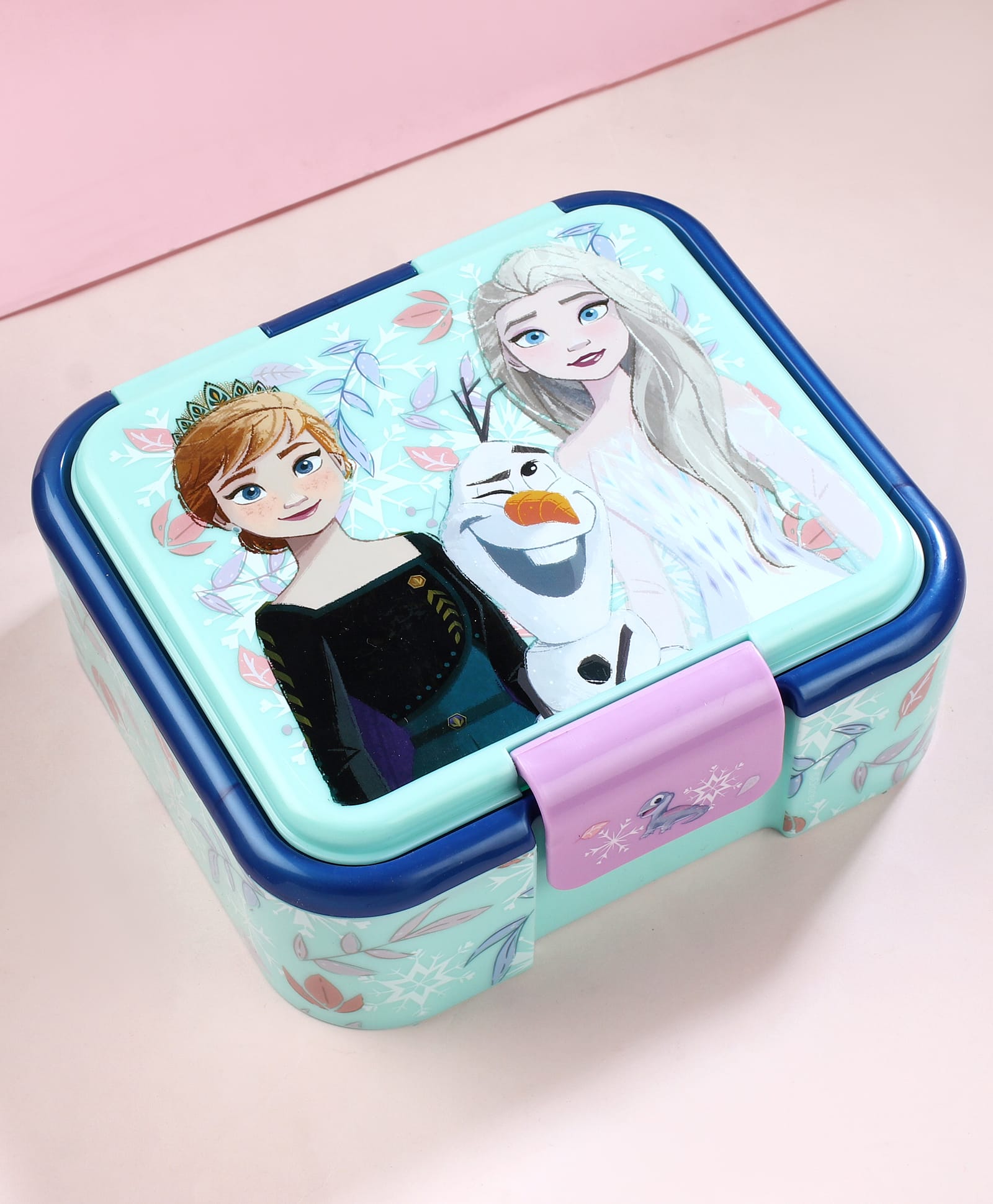 Disney Frozen Supreme Multi Compartment Sandwich Box Snowy Tale - Light Blue-image-12