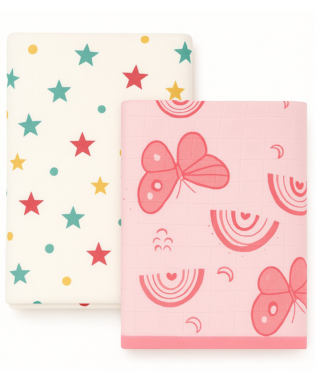 TUMMY New Born Baby Muslin Swaddle Pack of 2-picture-40