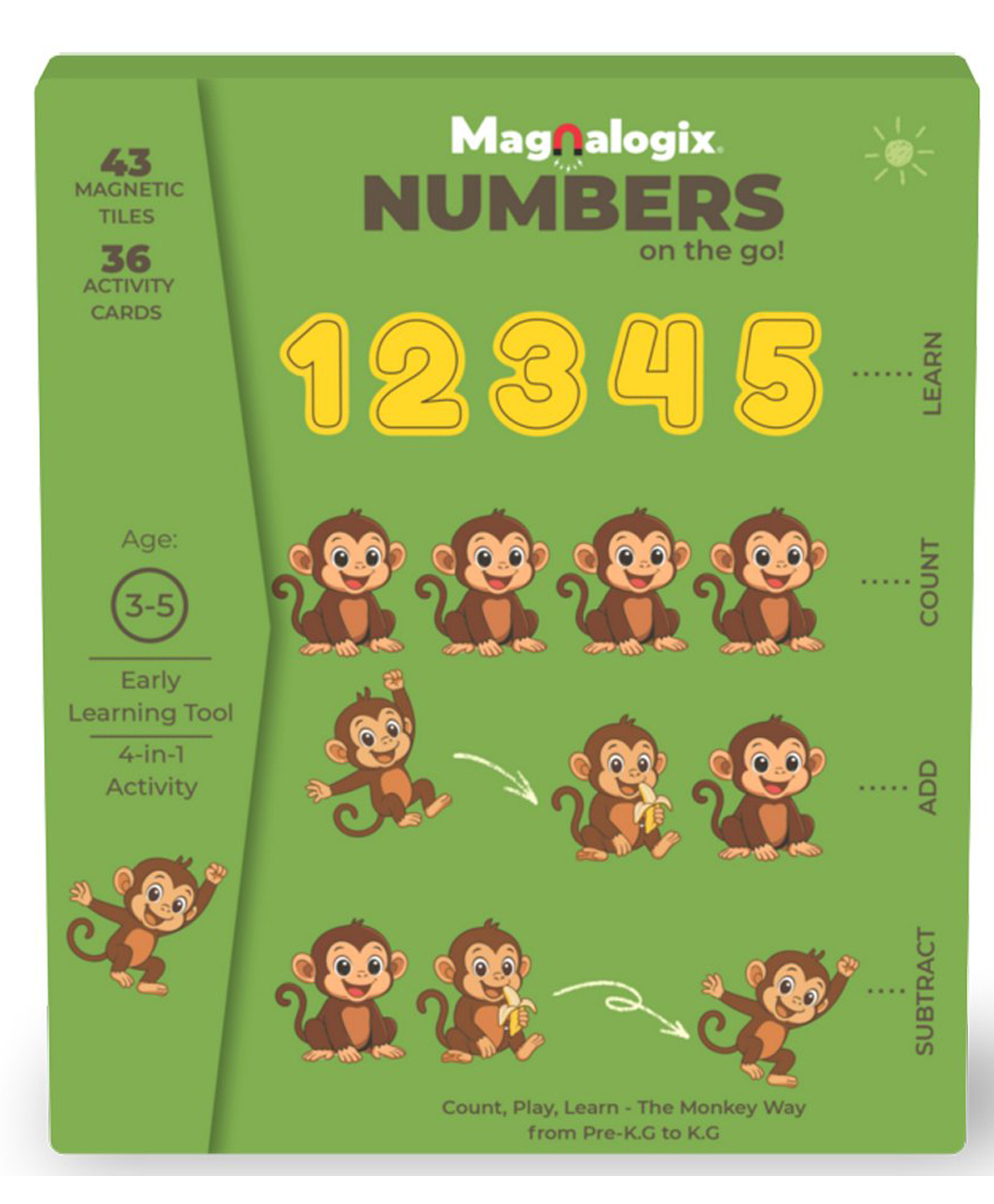 TOYKRAFTT Magnalogix - Numbers on the go! for Aged 3 to 6 years, Preschool Montessori Educational Toy-picture-28