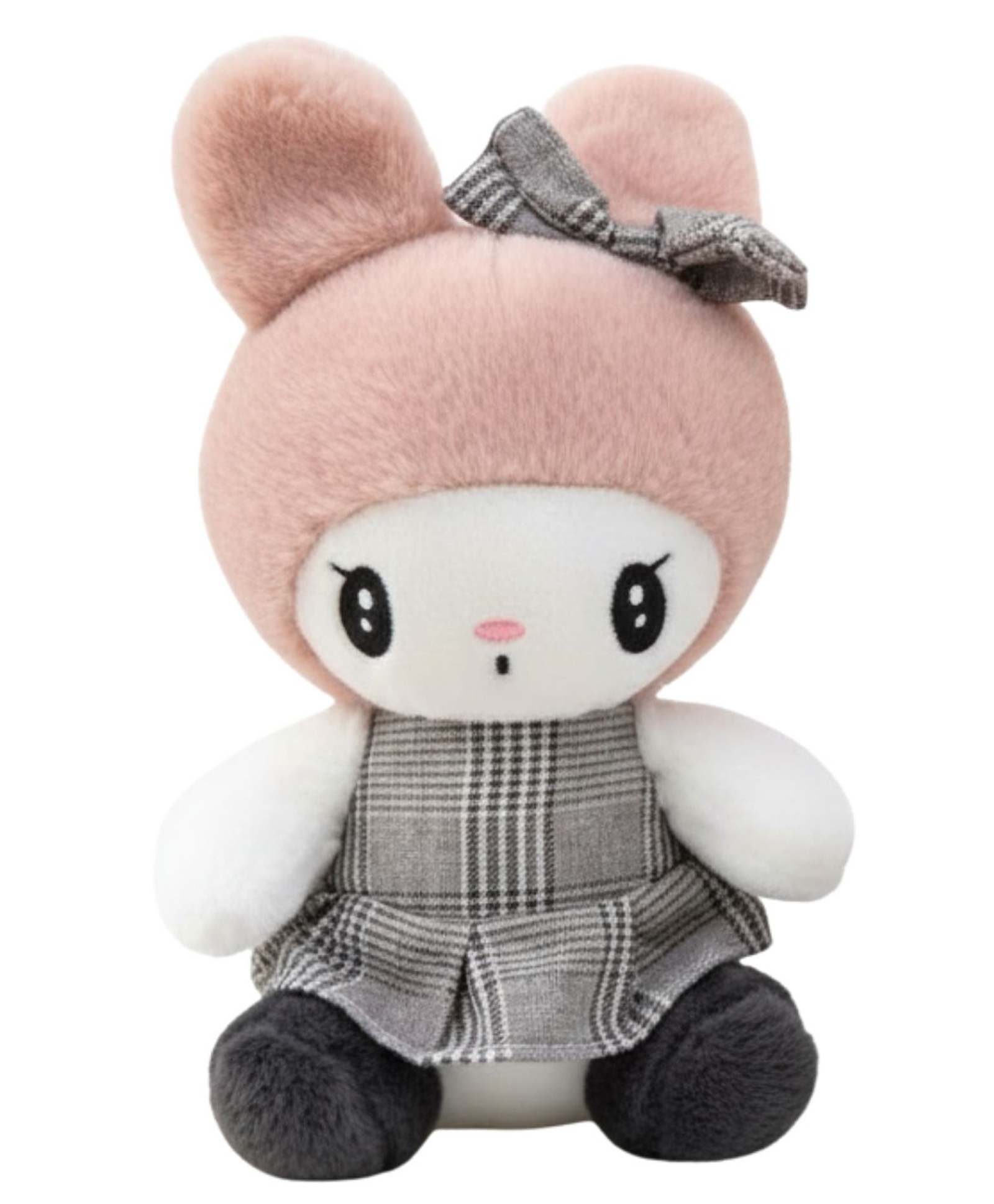 Kids Mandi Kawai Kuromi Frock Teddy with Bow LCTD T - Black, 20×8×20 CM, Cute Plush Toy, Kawaii Doll, Gift for Kids, Soft Stuffed Animal, Adorable Decor - Height 20 cm-image-21