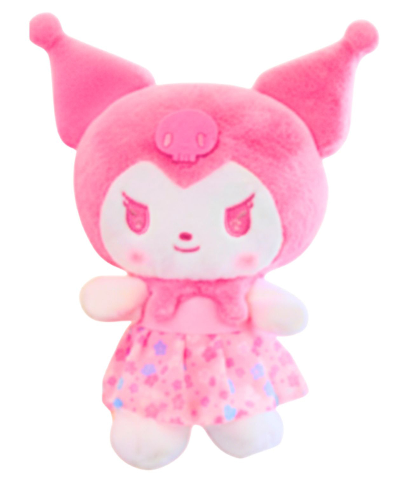 Kids Mandi Kawai Kuromi Frock Teddy LCTD Toy - Multicolour, 20x10x22 CM, Cute Plush Doll, Soft Toy, Gift for Kids, Adorable Character, Collectible Plush - Height 22 cm-image-20