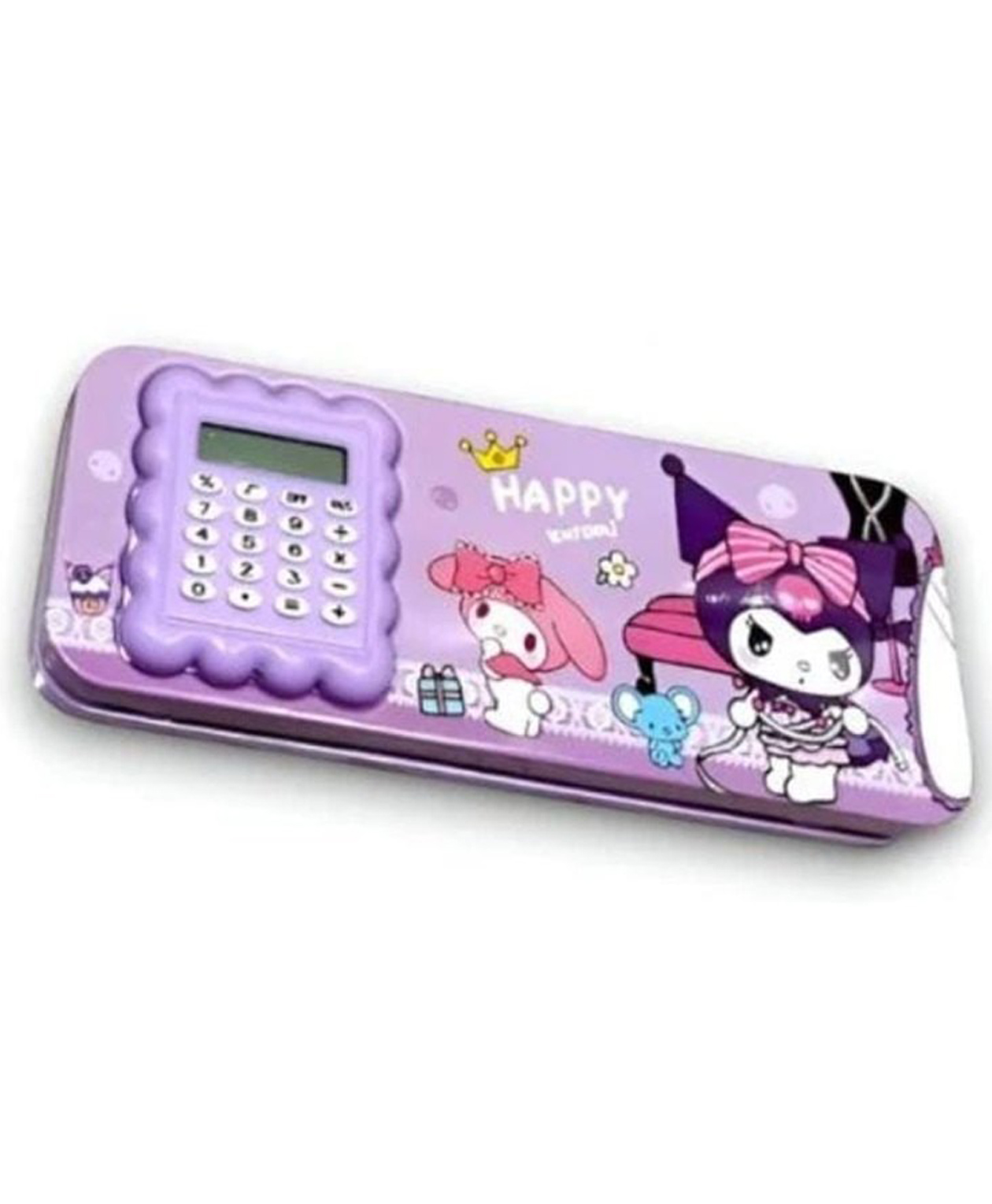 Azhari Metal Pencil Box with In- Built Calculator for Kids Color & Design May Vary-image-6