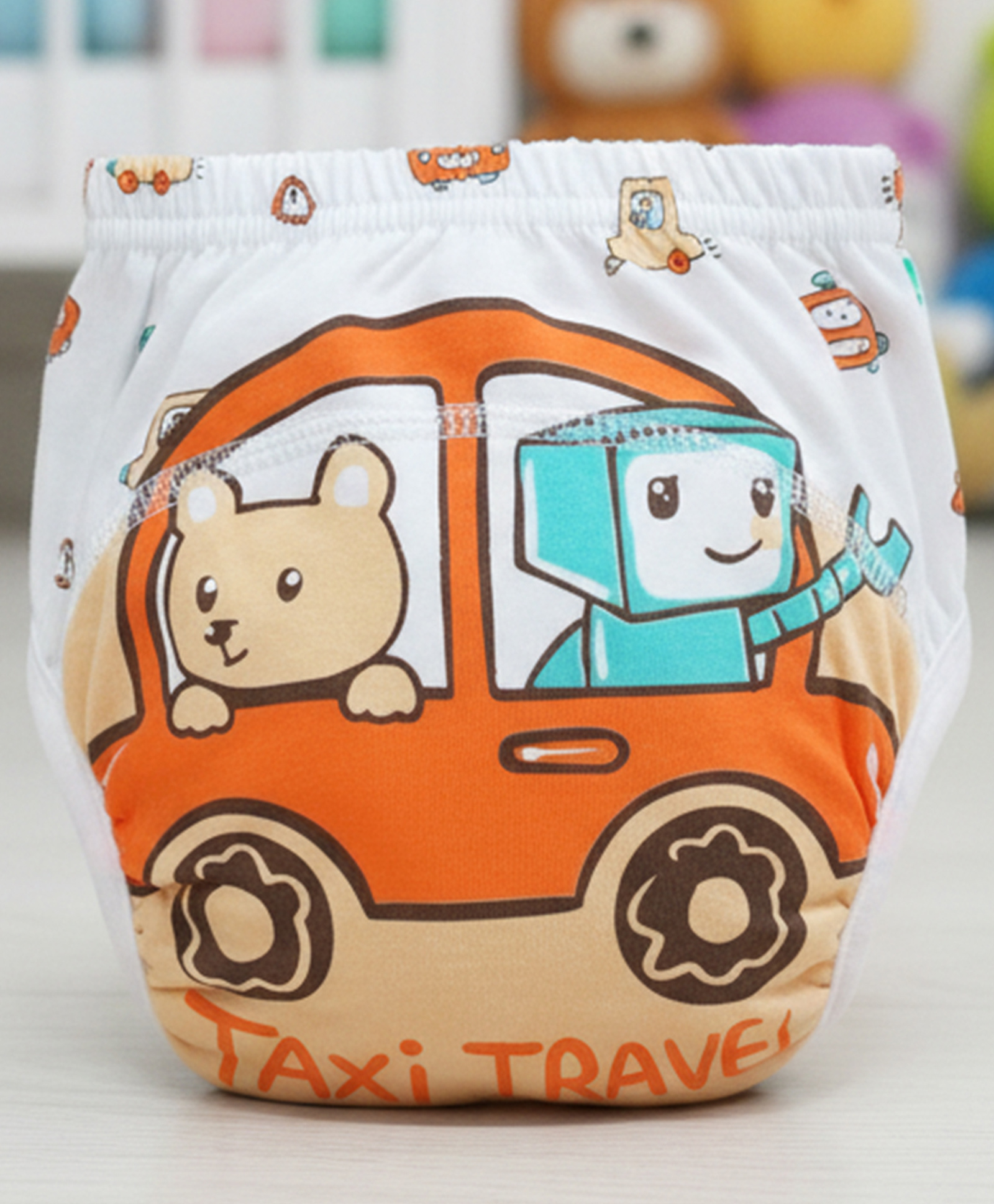 Baby Moo Taxi Travel Reusable Cloth Toddler Training Pants - Multicolour-picture-44