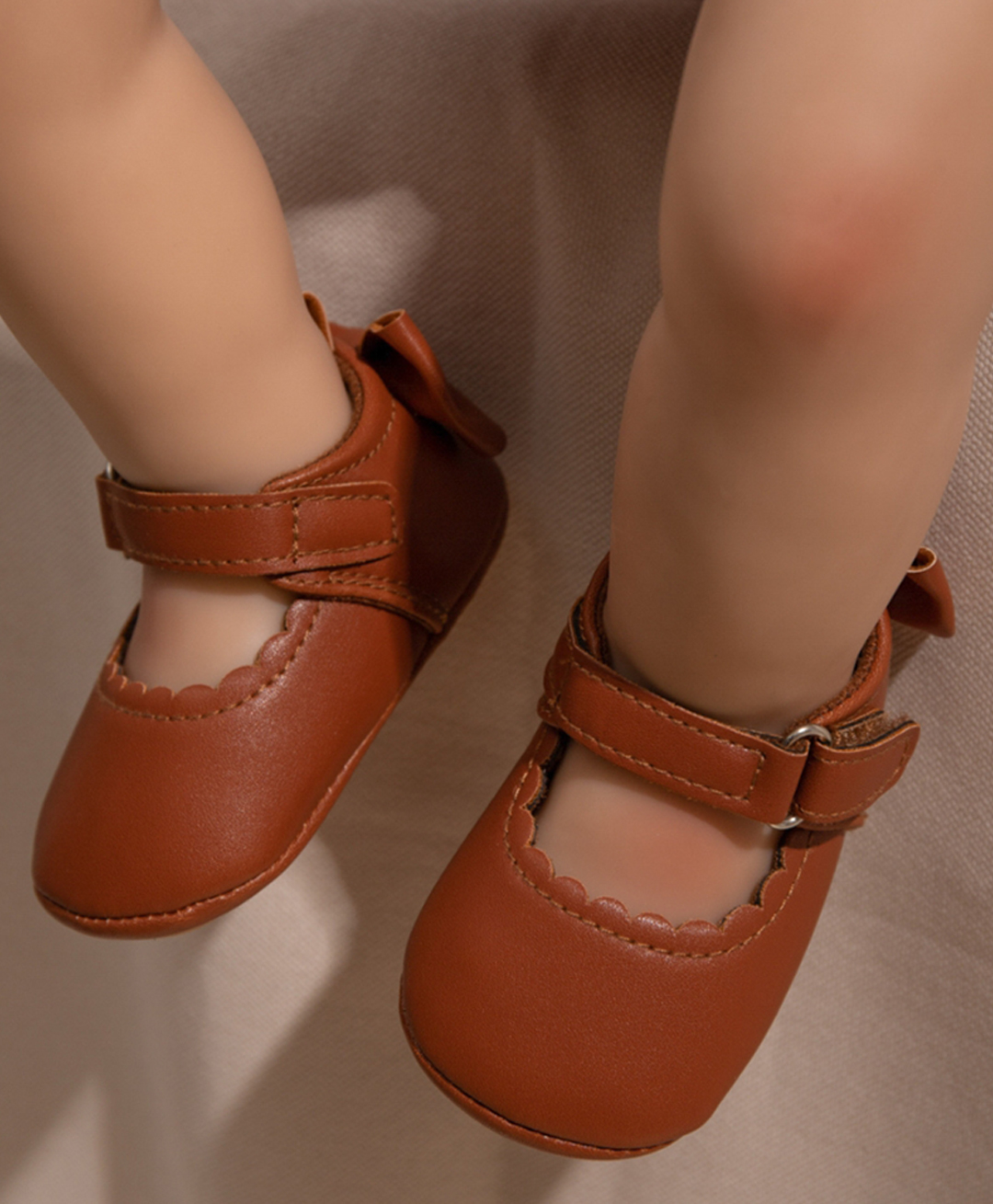 Neska Moda Anti Slip Solid Ballerinas - Brown-image-7