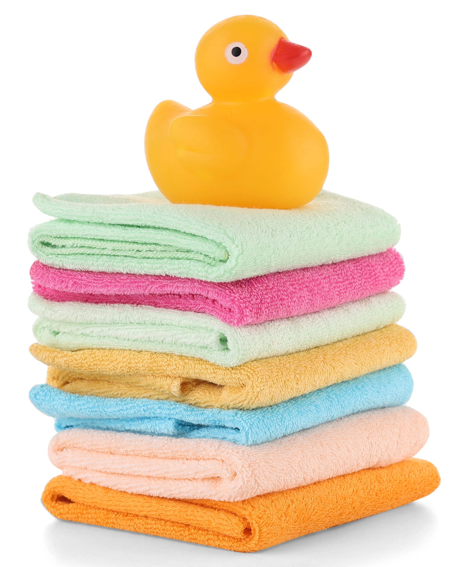 Ben Benny Interlock Knit Hand & Face Towel Pack Of 8 L 24 x B 24 cm - Multicolour-picture-20