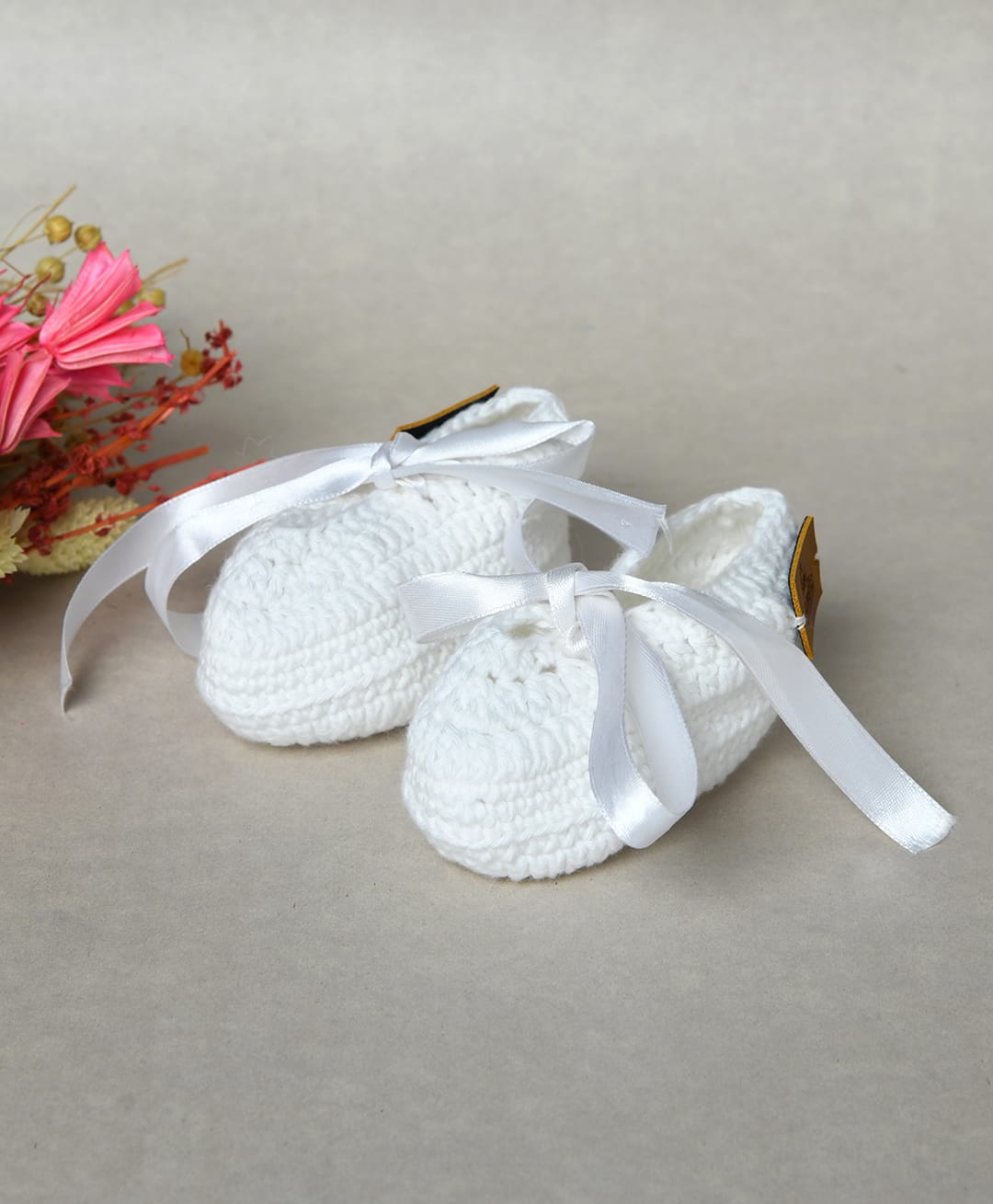 Funkrafts Bow Applique Detailed Booties - White-picture-22