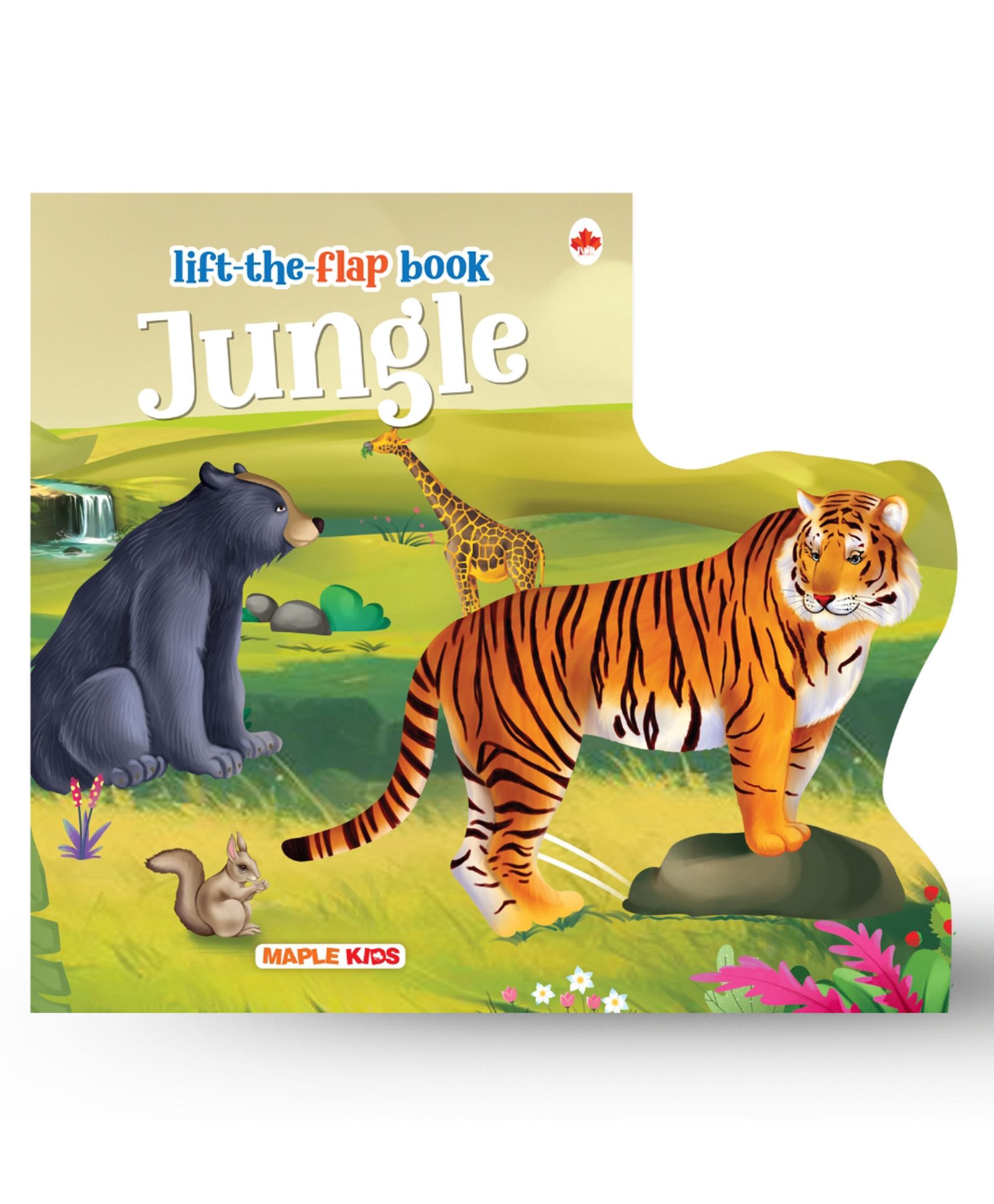 maple press Lift the Flip Book Jungle Illustrated Flap Book for Kids by in-house - English-picture-28